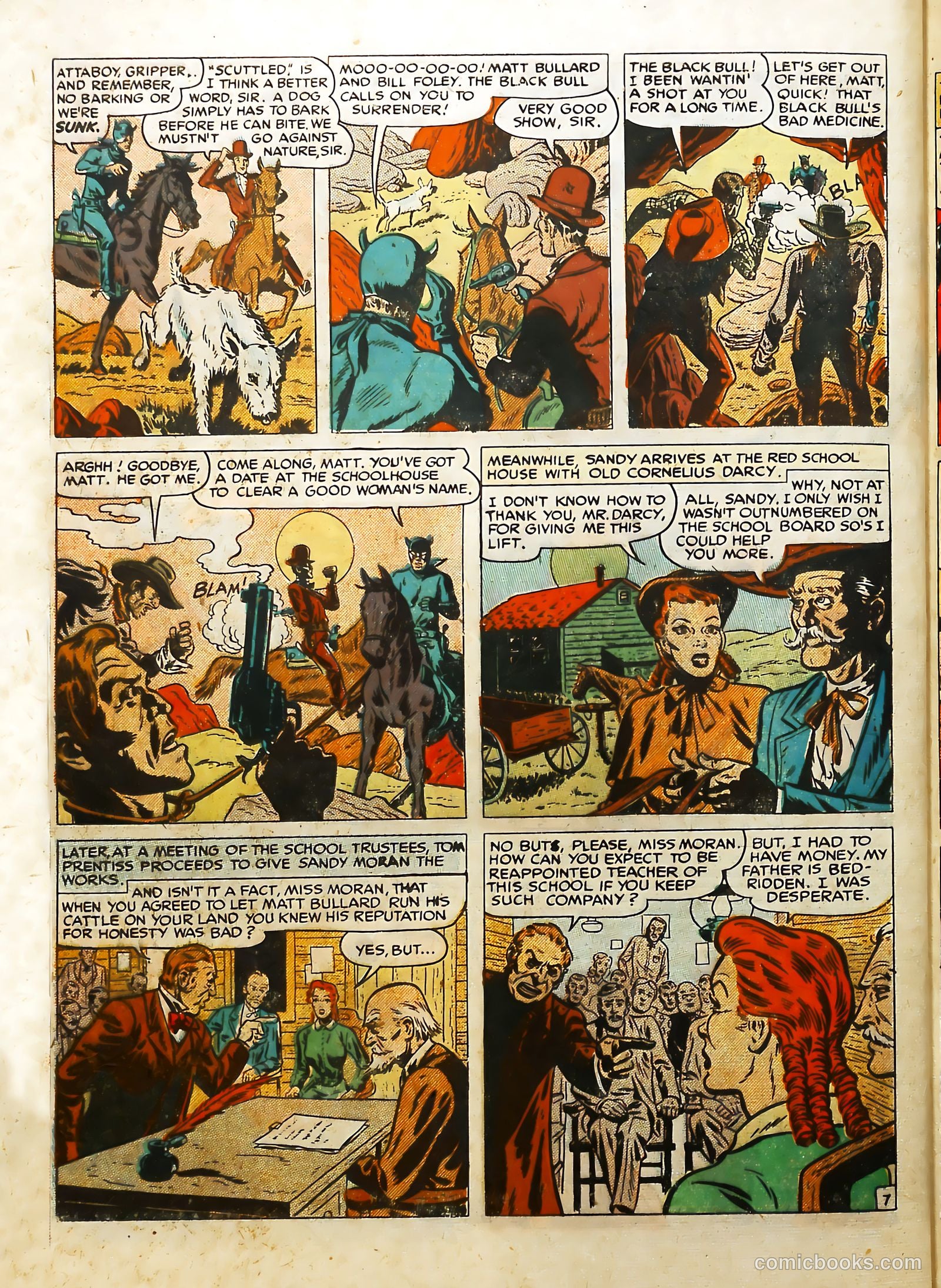 Prize Comics Western #75 (1950) — page 40 of 52