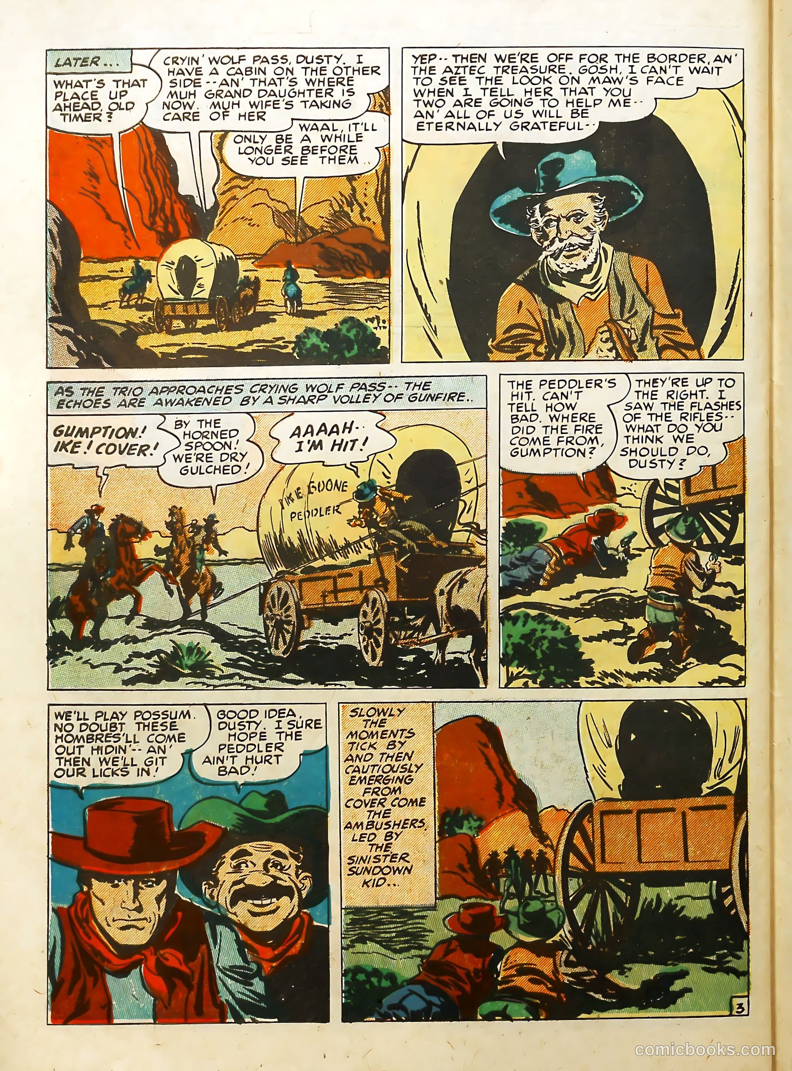 Prize Comics Western #75 (1950) — page 44 of 52