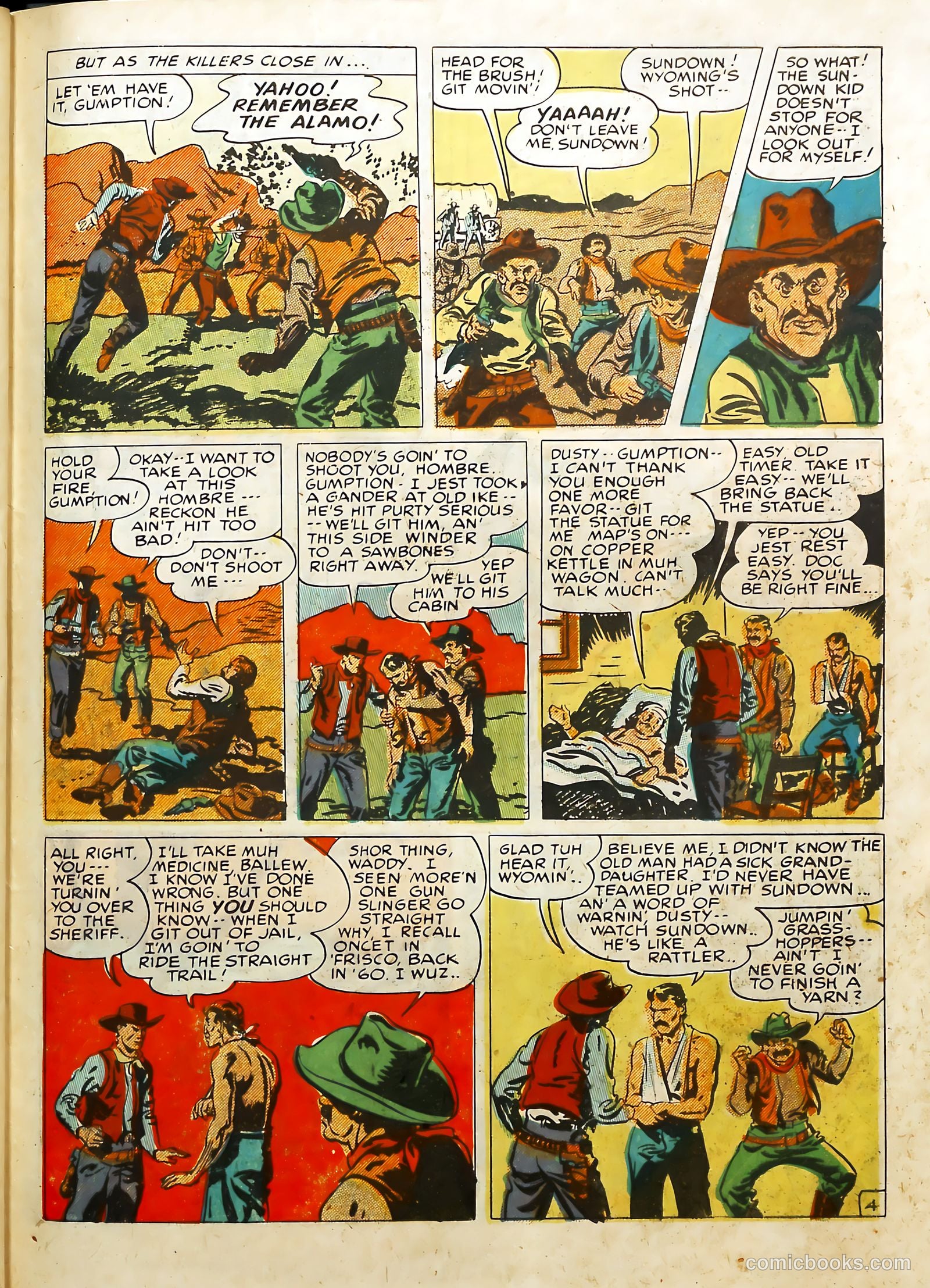 Prize Comics Western #75 (1950) — page 45 of 52