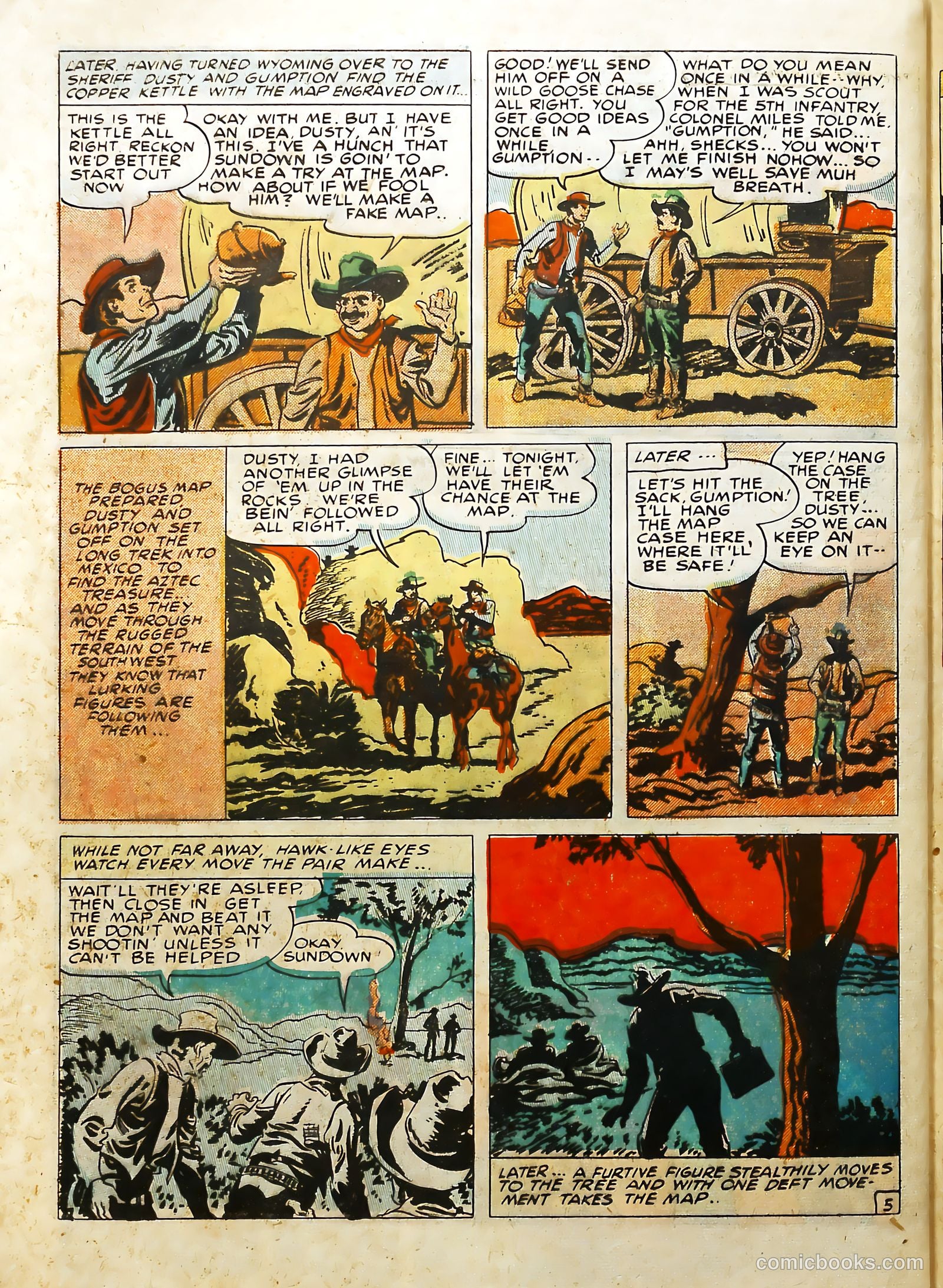 Prize Comics Western #75 (1950) — page 46 of 52