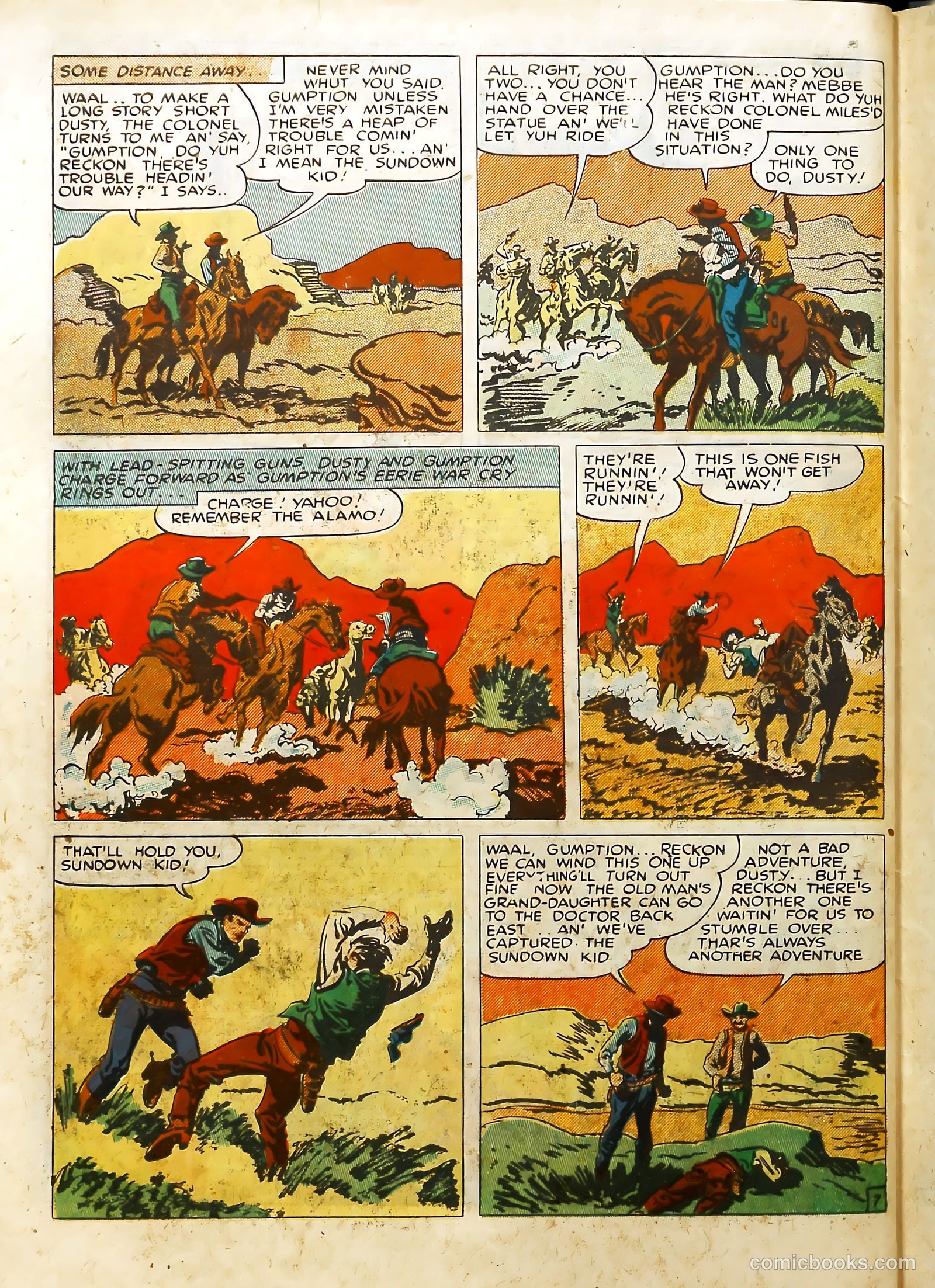 Prize Comics Western #75 (1950) — page 48 of 52