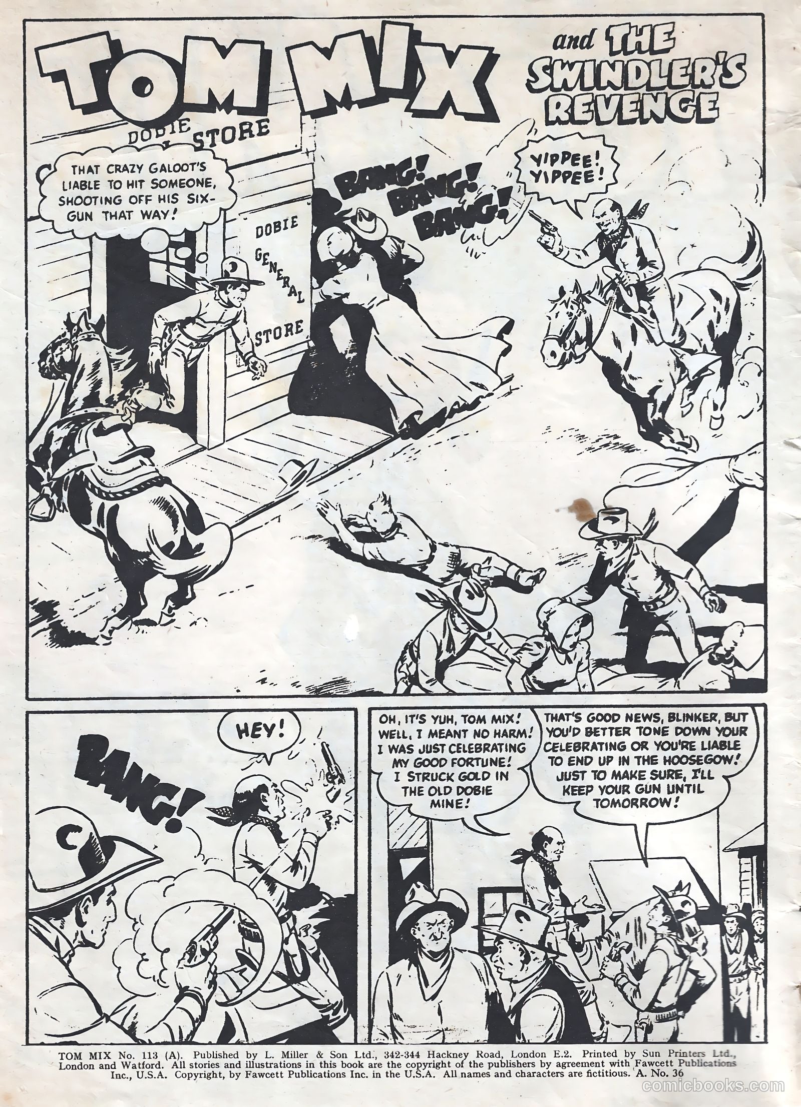 Tom Mix #113 (1953) — page 2 of 28