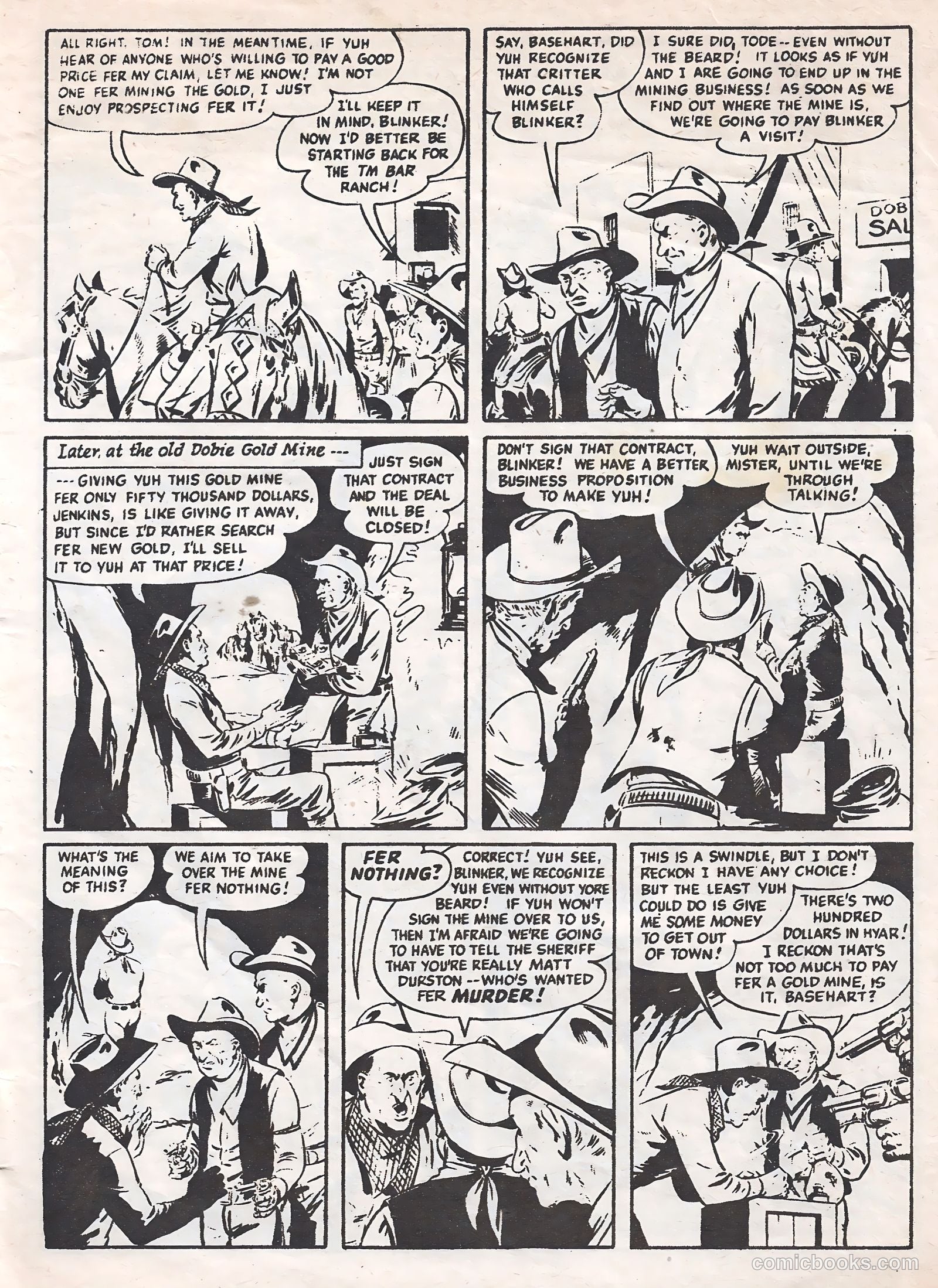 Tom Mix #113 (1953) — page 3 of 28