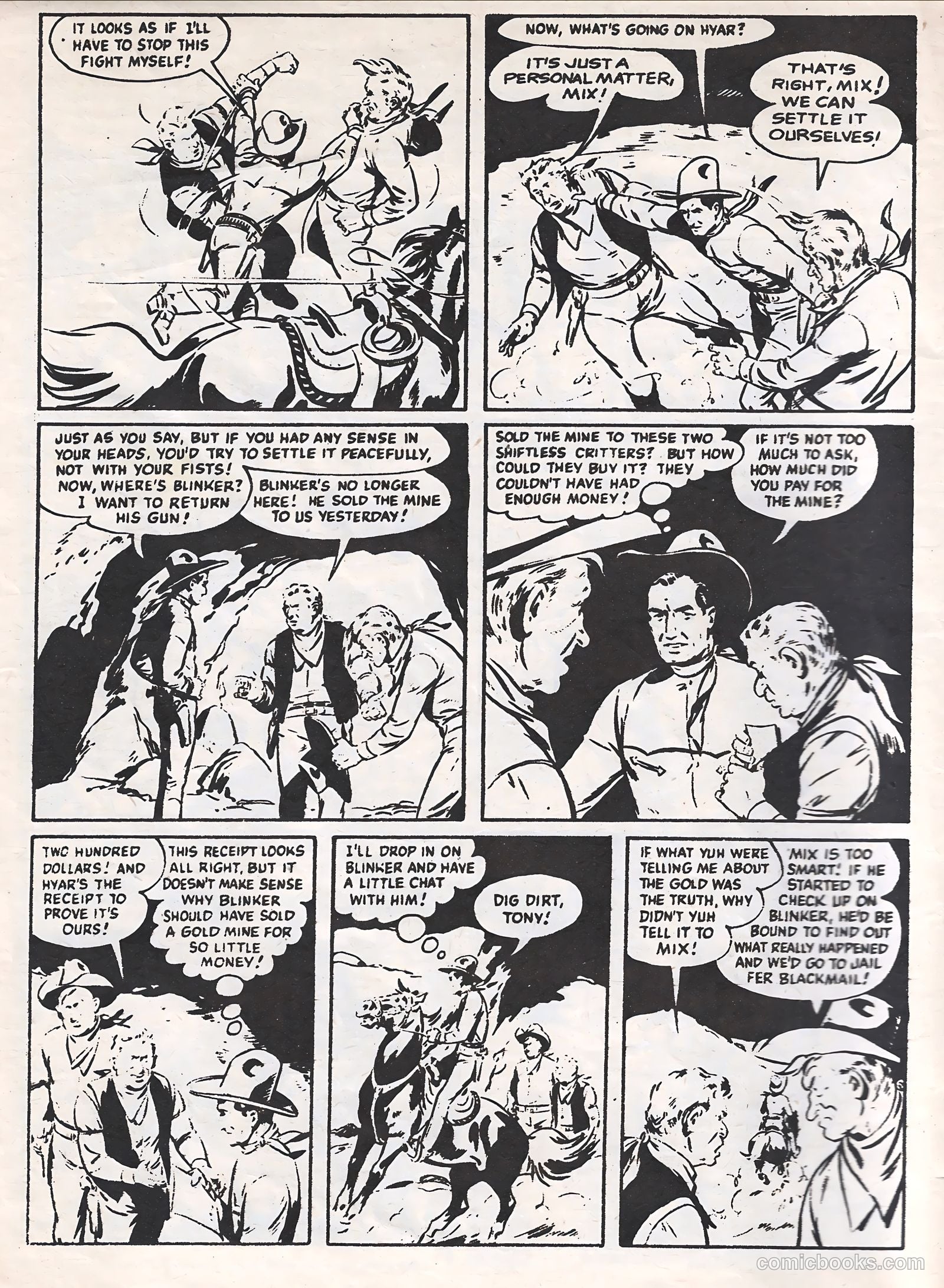 Tom Mix #113 (1953) — page 6 of 28