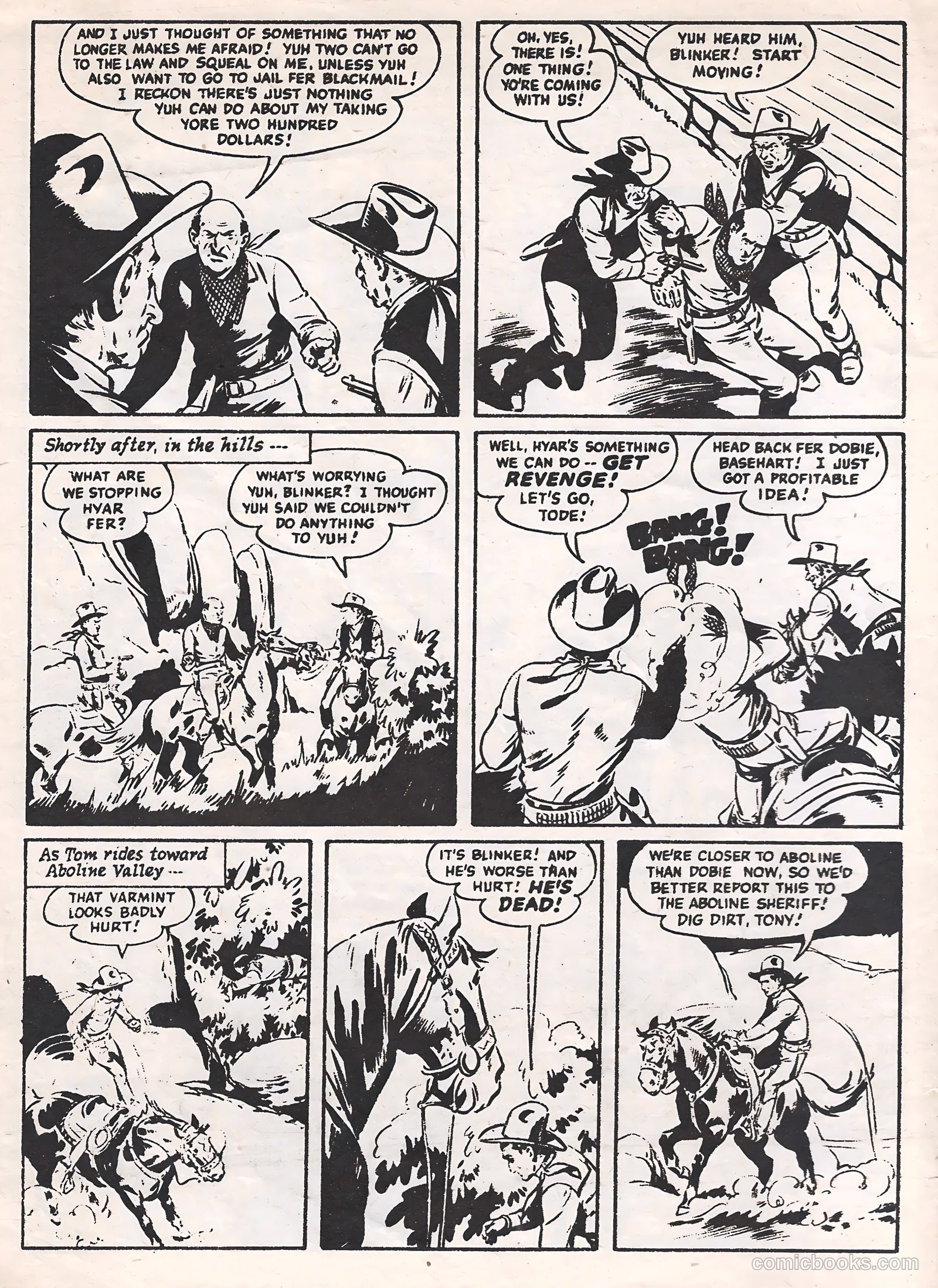 Tom Mix #113 (1953) — page 8 of 28