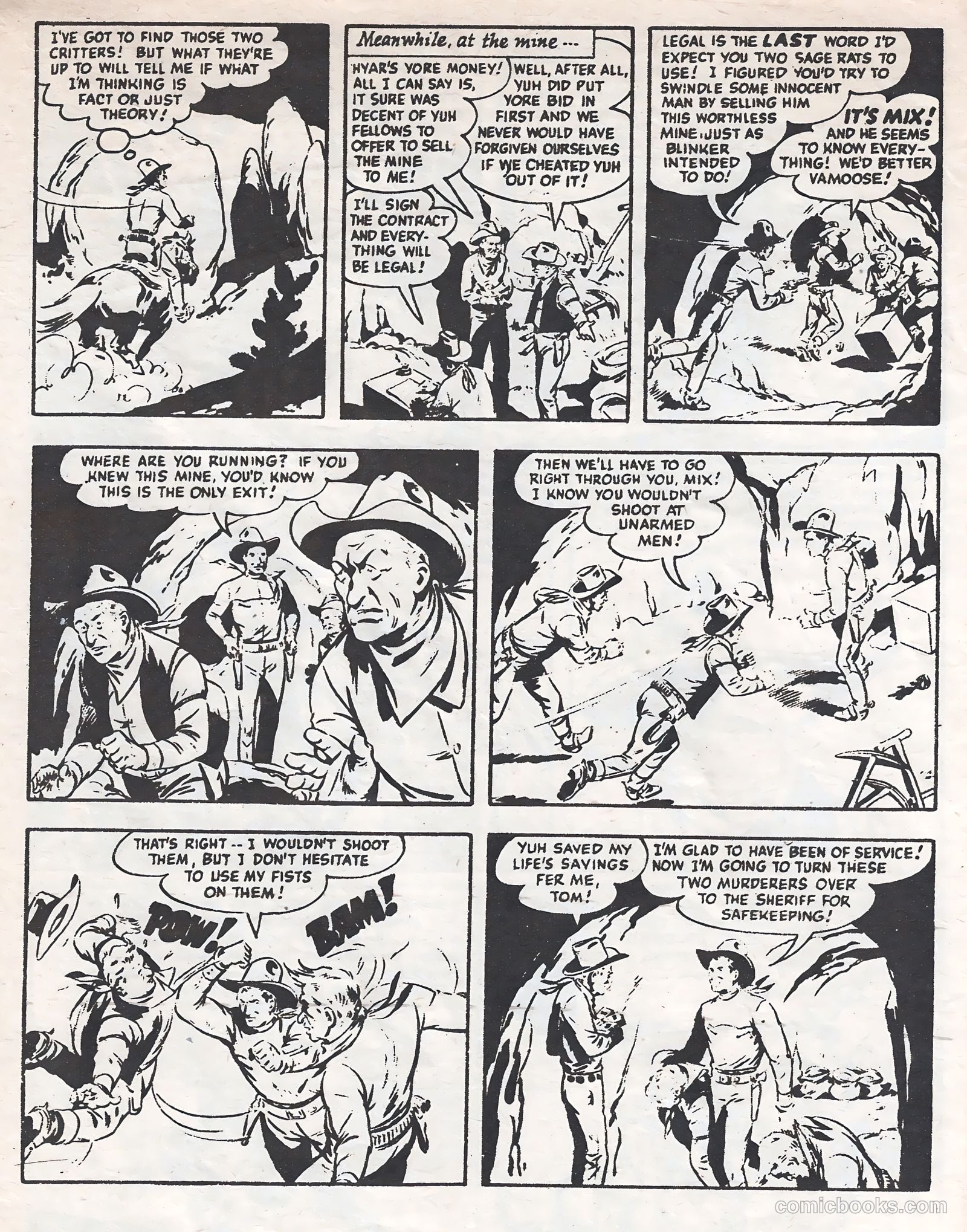 Tom Mix #113 (1953) — page 10 of 28