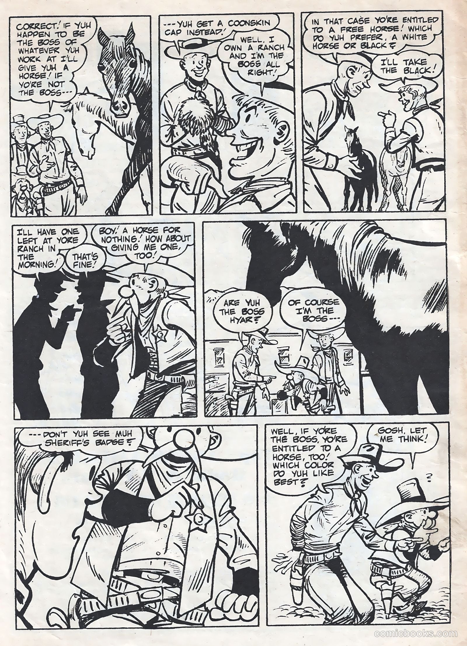 Tom Mix #113 (1953) — page 13 of 28