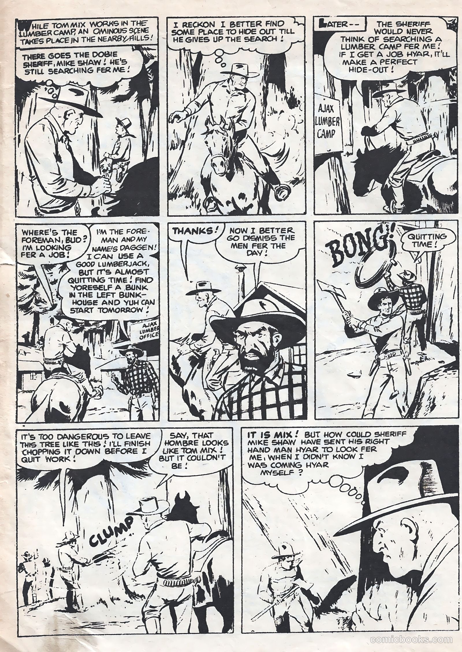 Tom Mix #113 (1953) — page 16 of 28