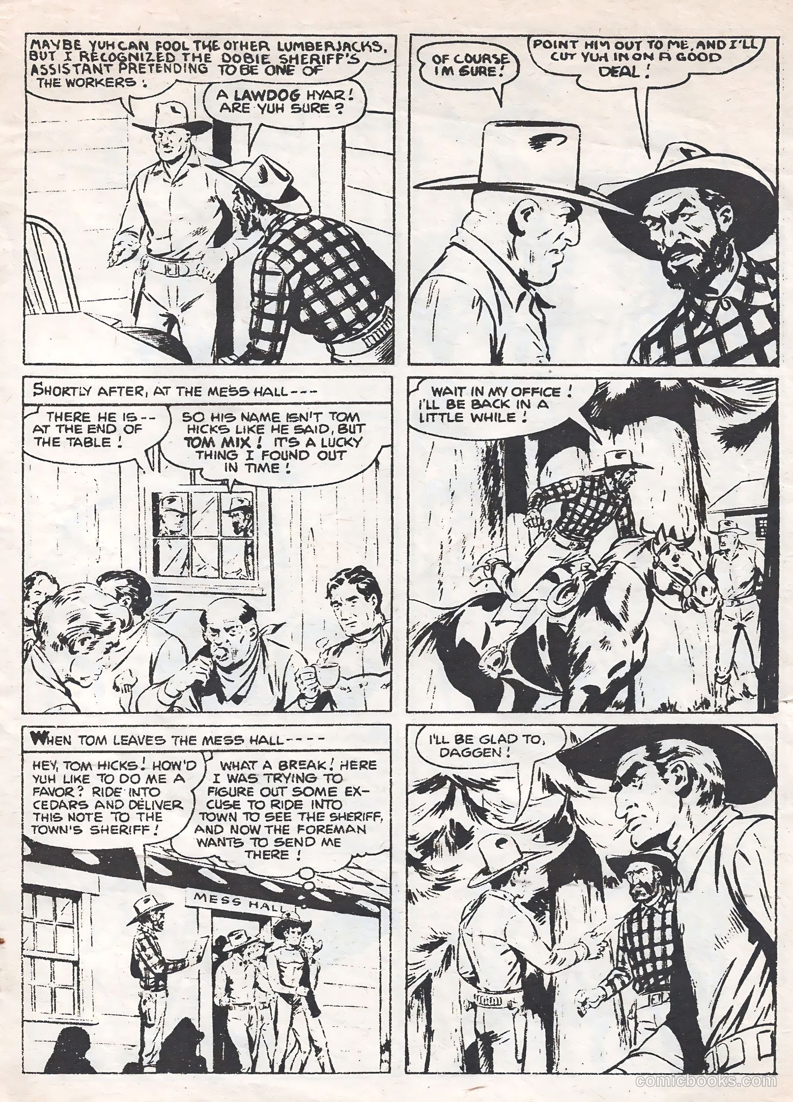 Tom Mix #113 (1953) — page 19 of 28