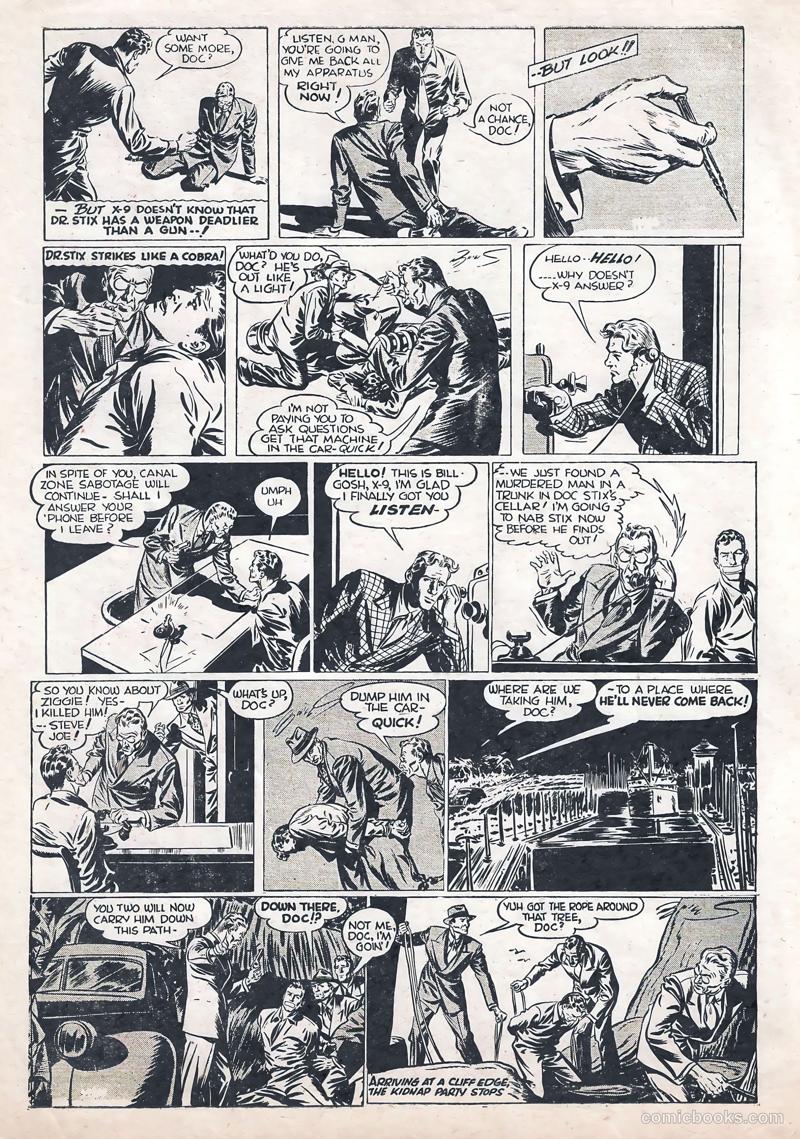 Secret Agent X-9 #5 (1990) — page 8 of 16