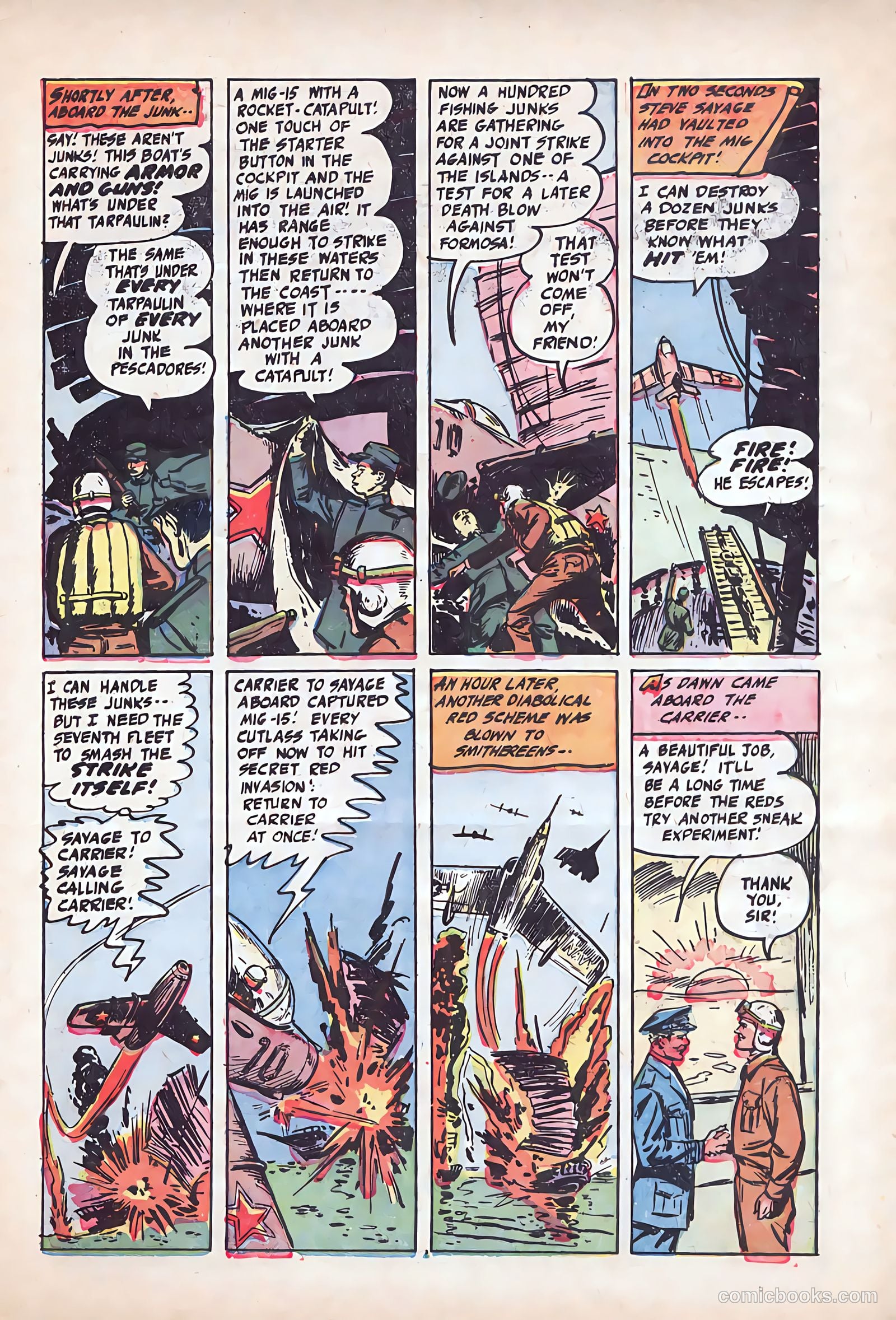 Captain Steve Savage v2 #8 — page 33 of 36