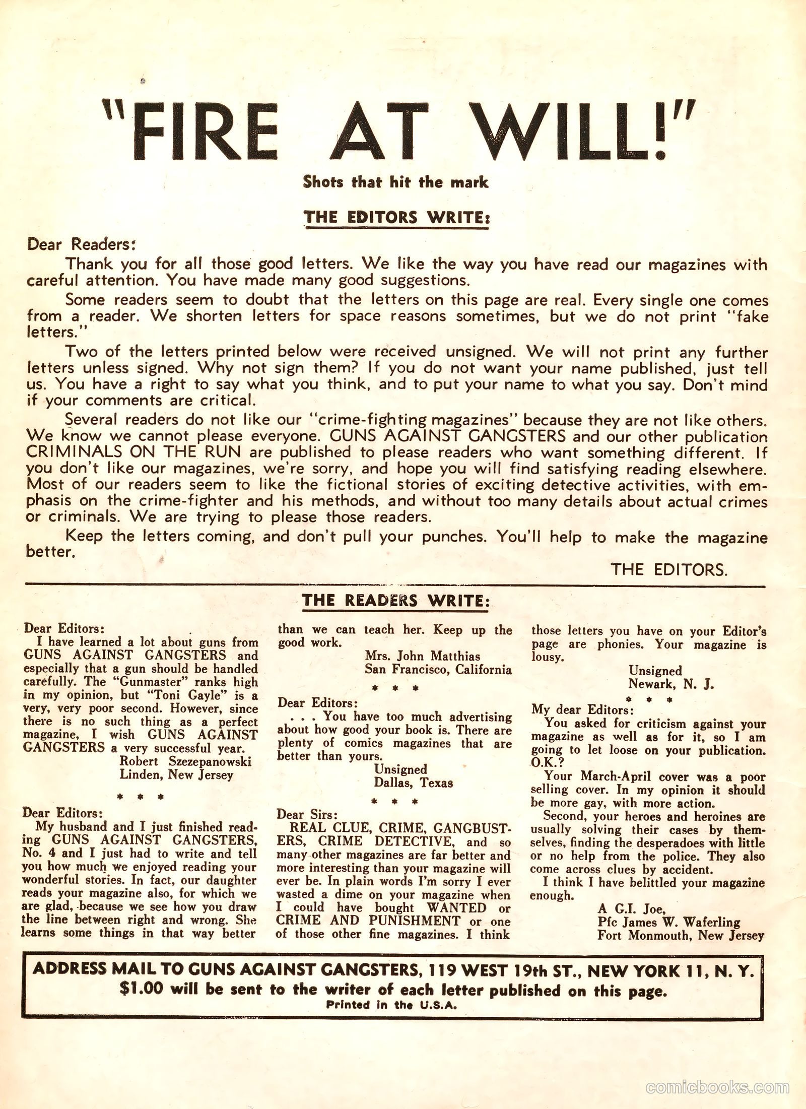 Guns Against Gangsters #6 (1948) — page 2 of 36