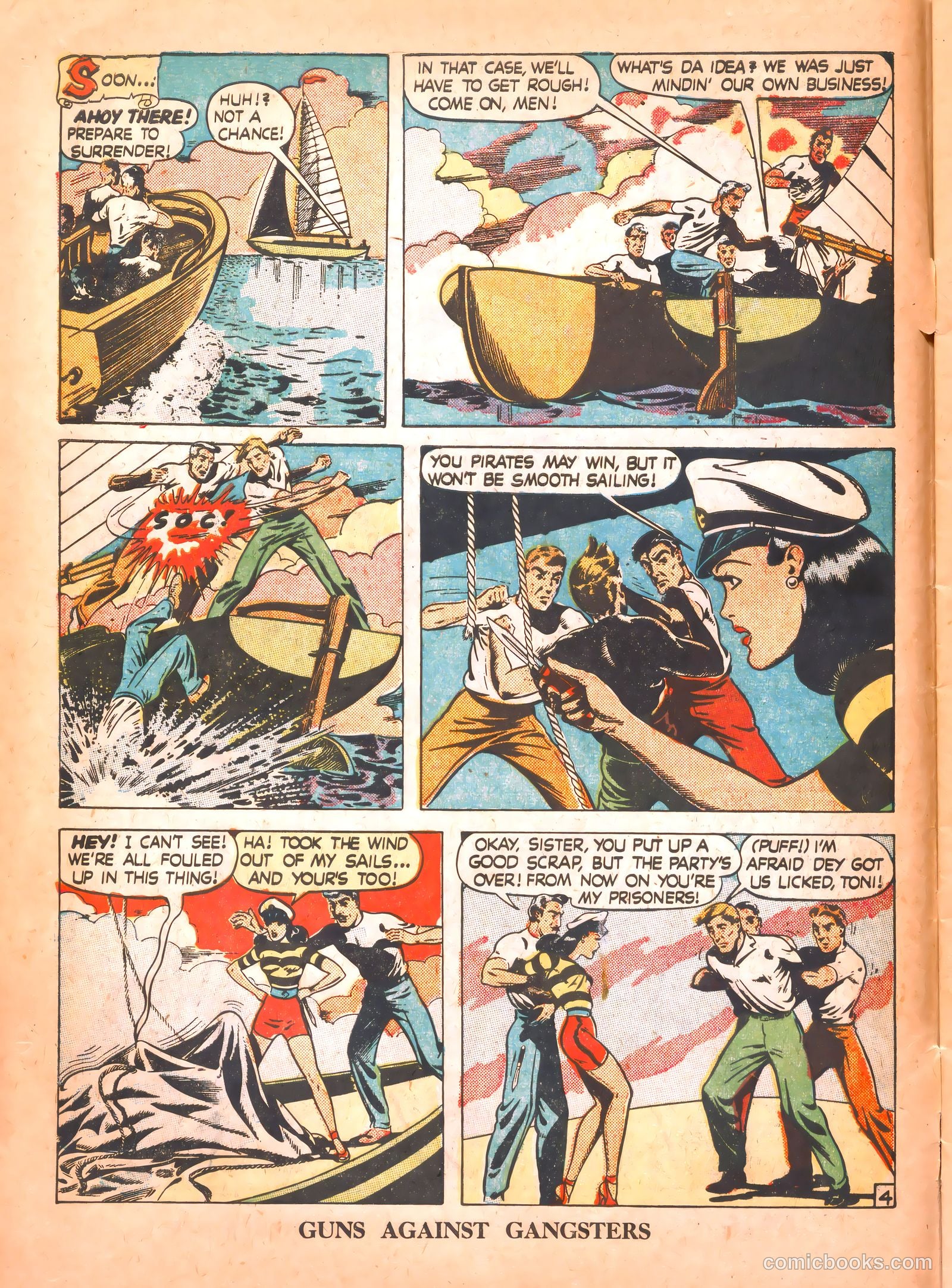 Guns Against Gangsters #6 (1948) — page 6 of 36