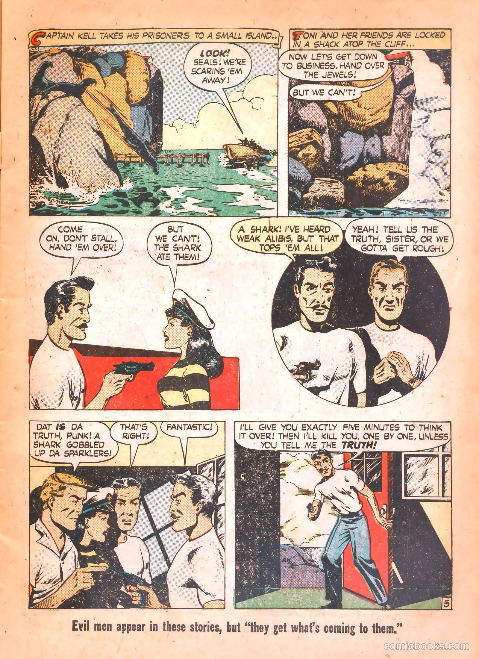 Guns Against Gangsters #6 (1948) — page 7 of 36