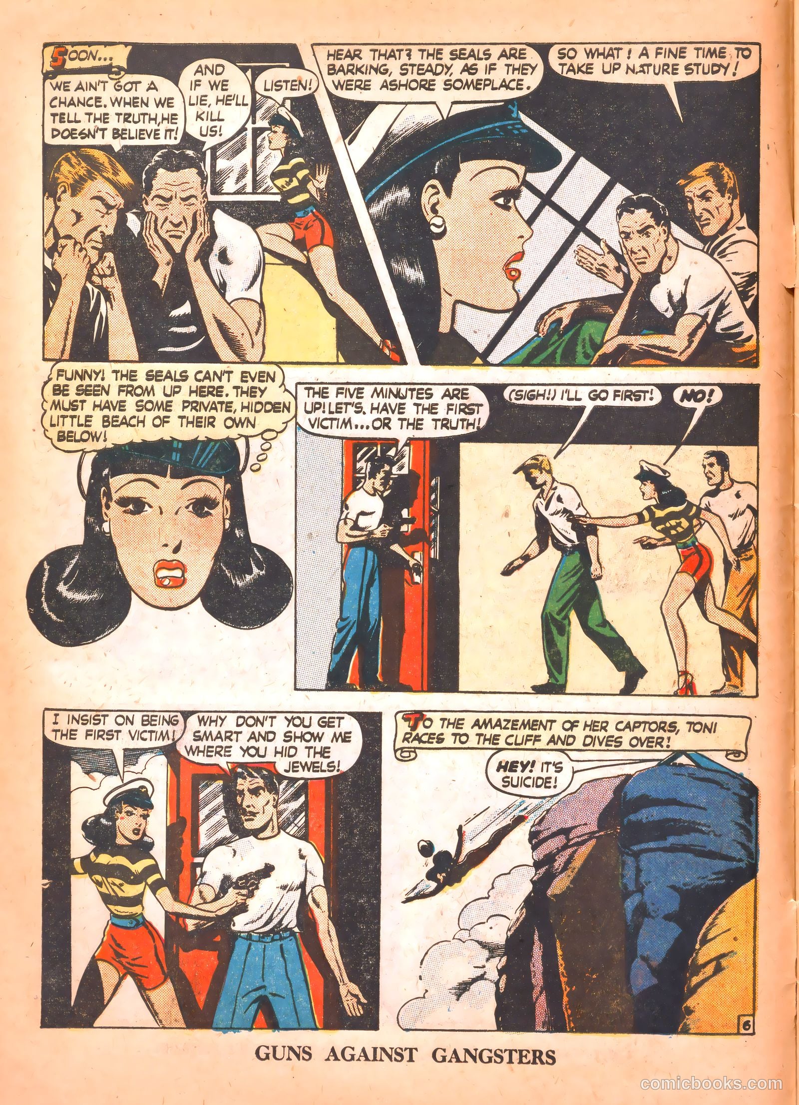 Guns Against Gangsters #6 (1948) — page 8 of 36