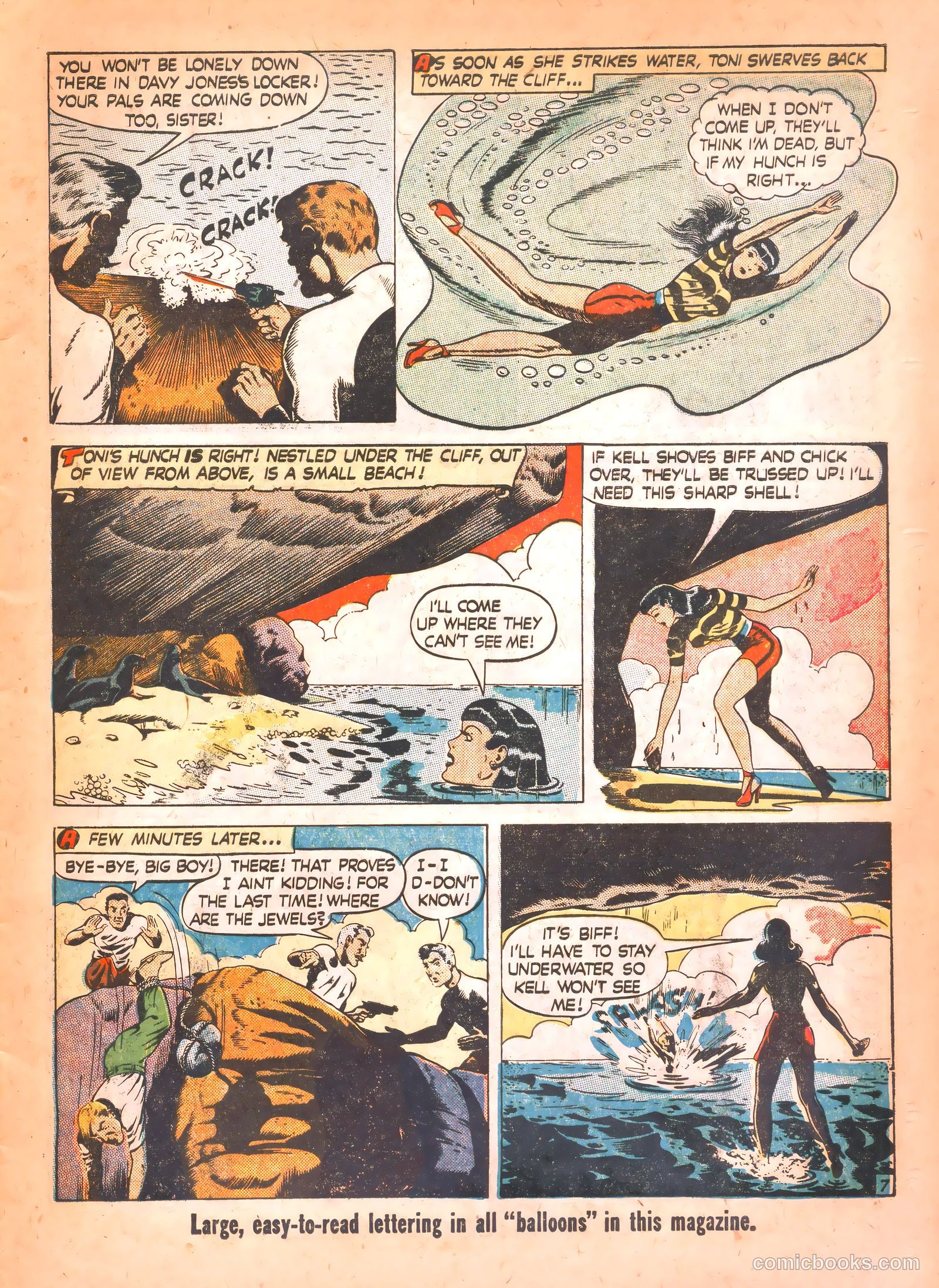 Guns Against Gangsters #6 (1948) — page 9 of 36