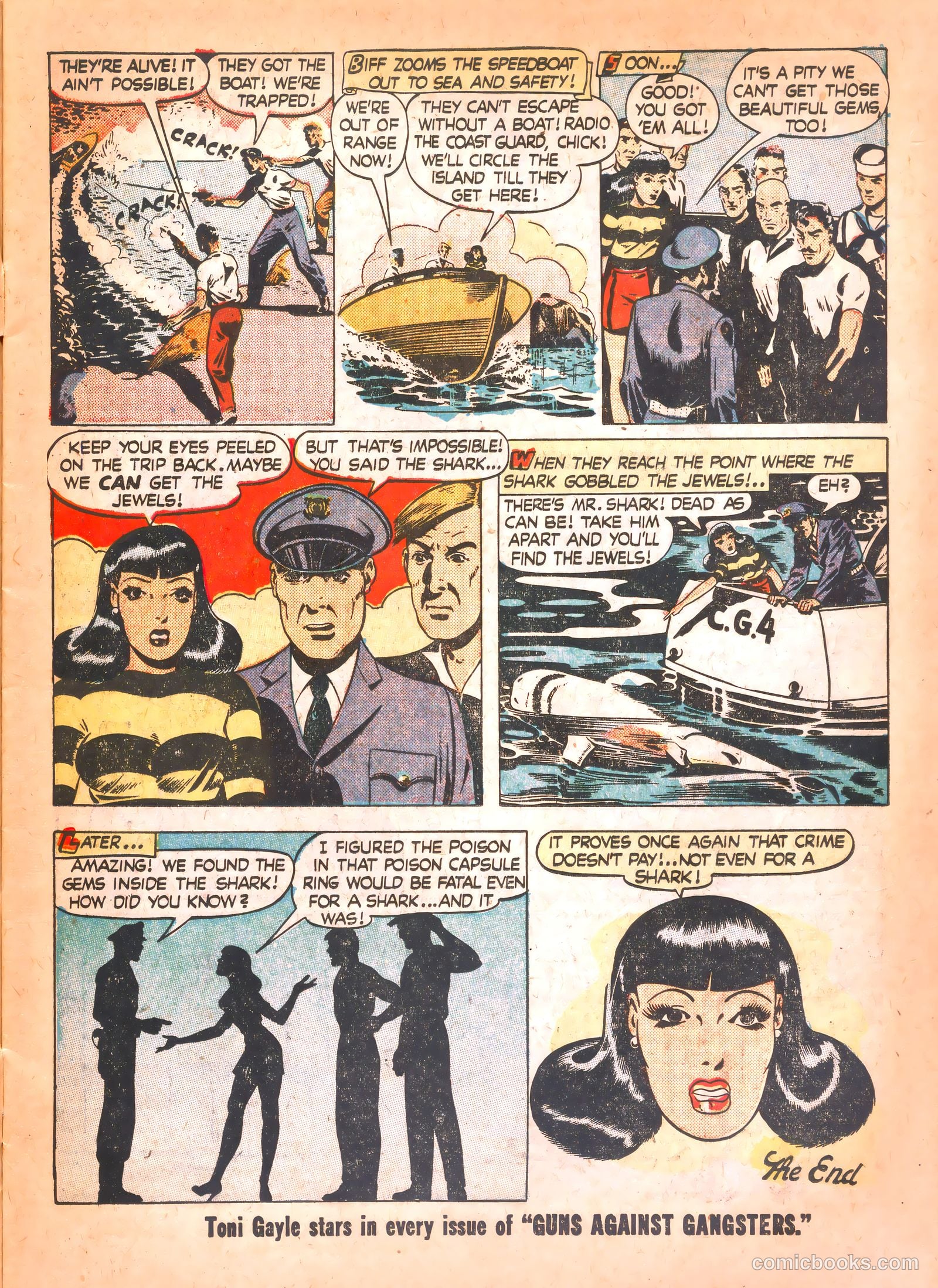 Guns Against Gangsters #6 (1948) — page 11 of 36