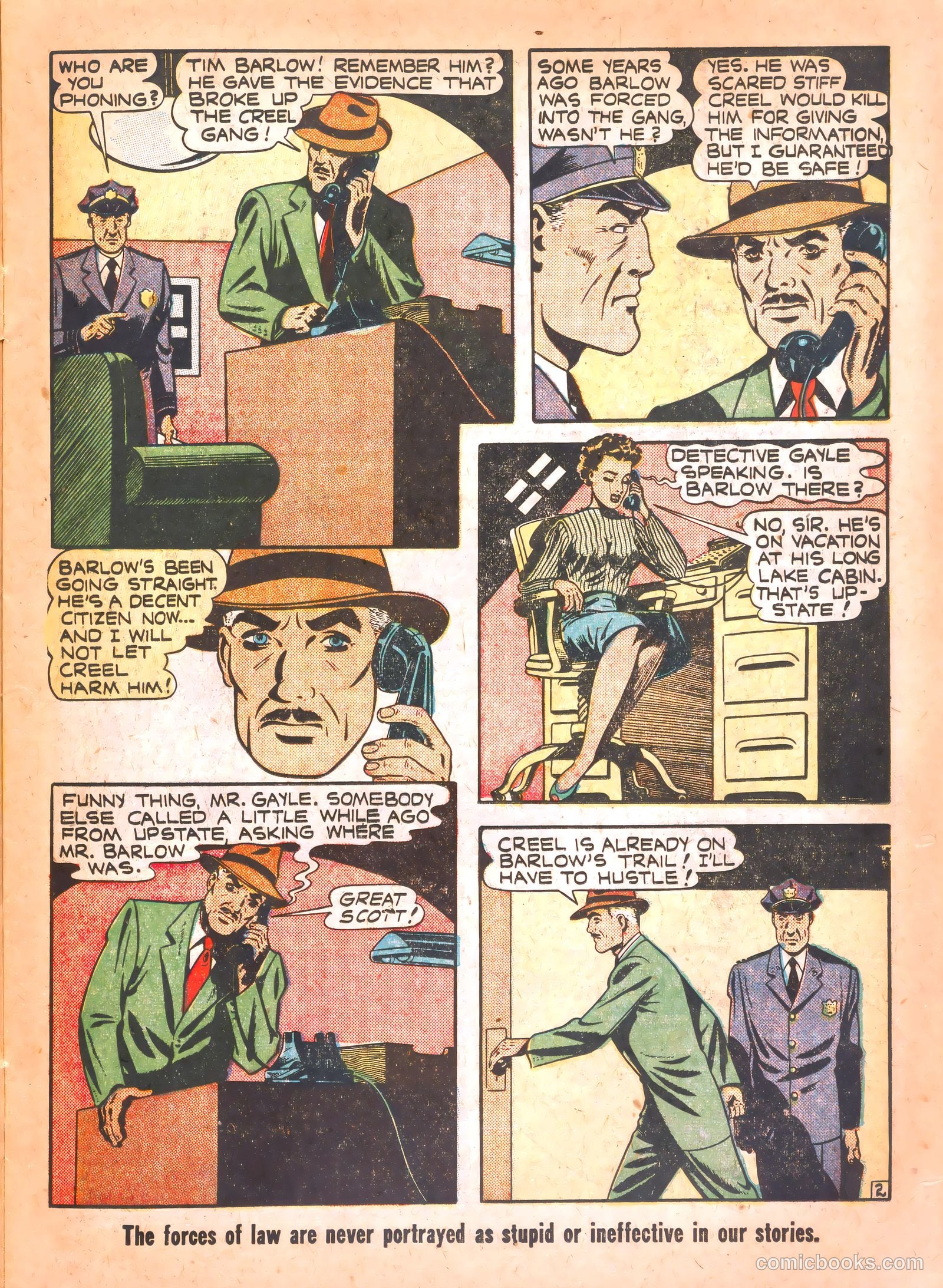 Guns Against Gangsters #6 (1948) — page 15 of 36
