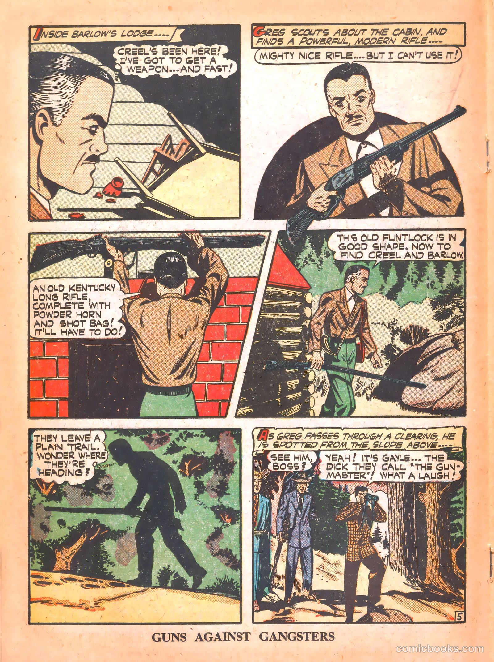 Guns Against Gangsters #6 (1948) — page 18 of 36
