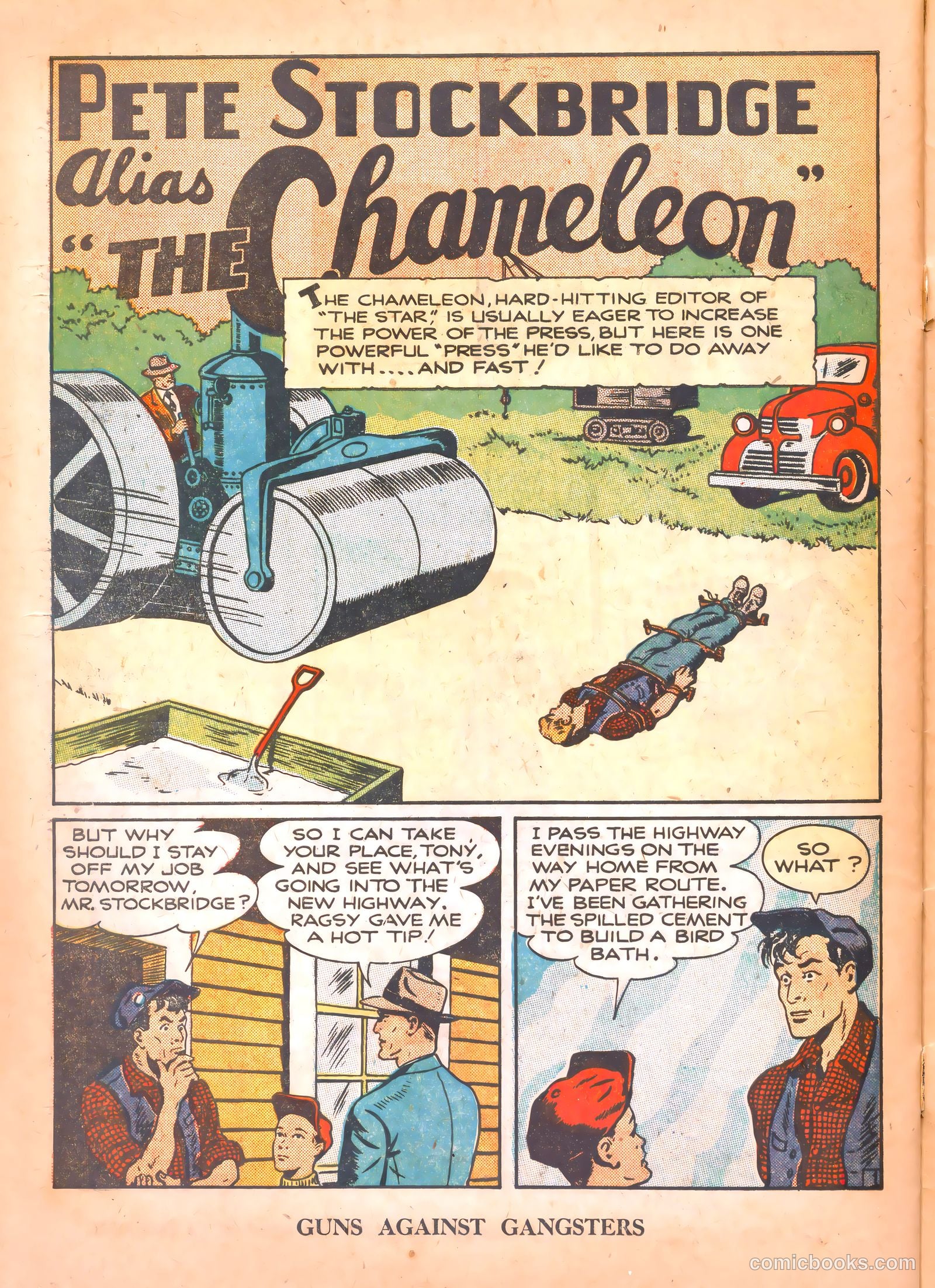 Guns Against Gangsters #6 (1948) — page 28 of 36