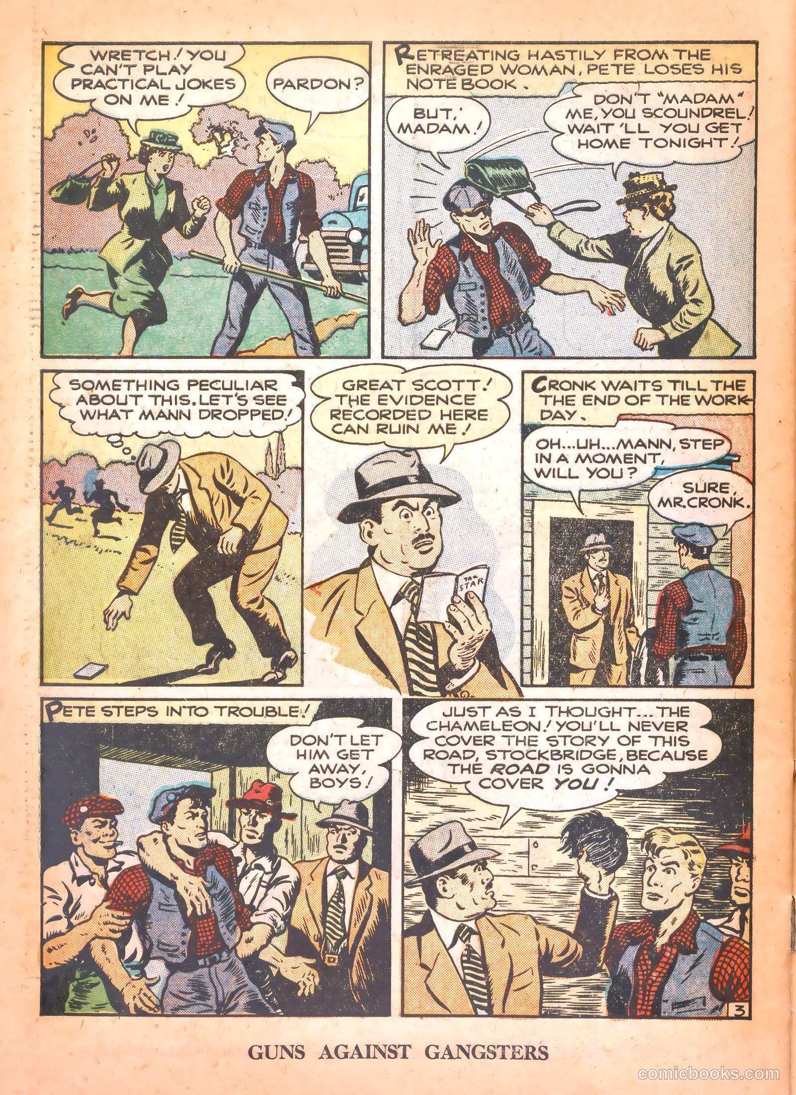 Guns Against Gangsters #6 (1948) — page 30 of 36