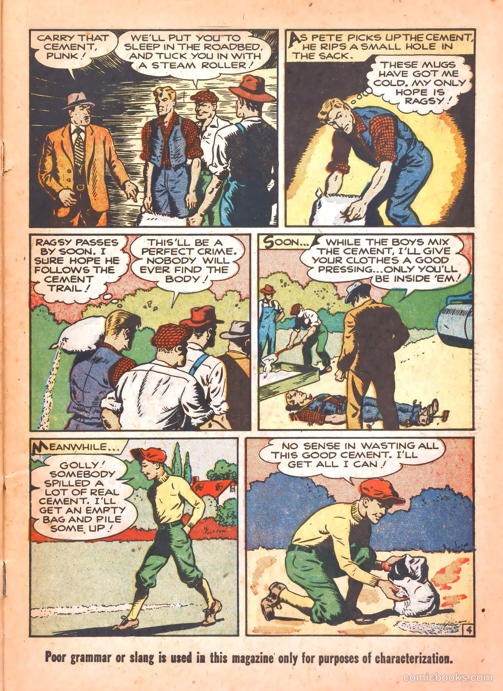 Guns Against Gangsters #6 (1948) — page 31 of 36