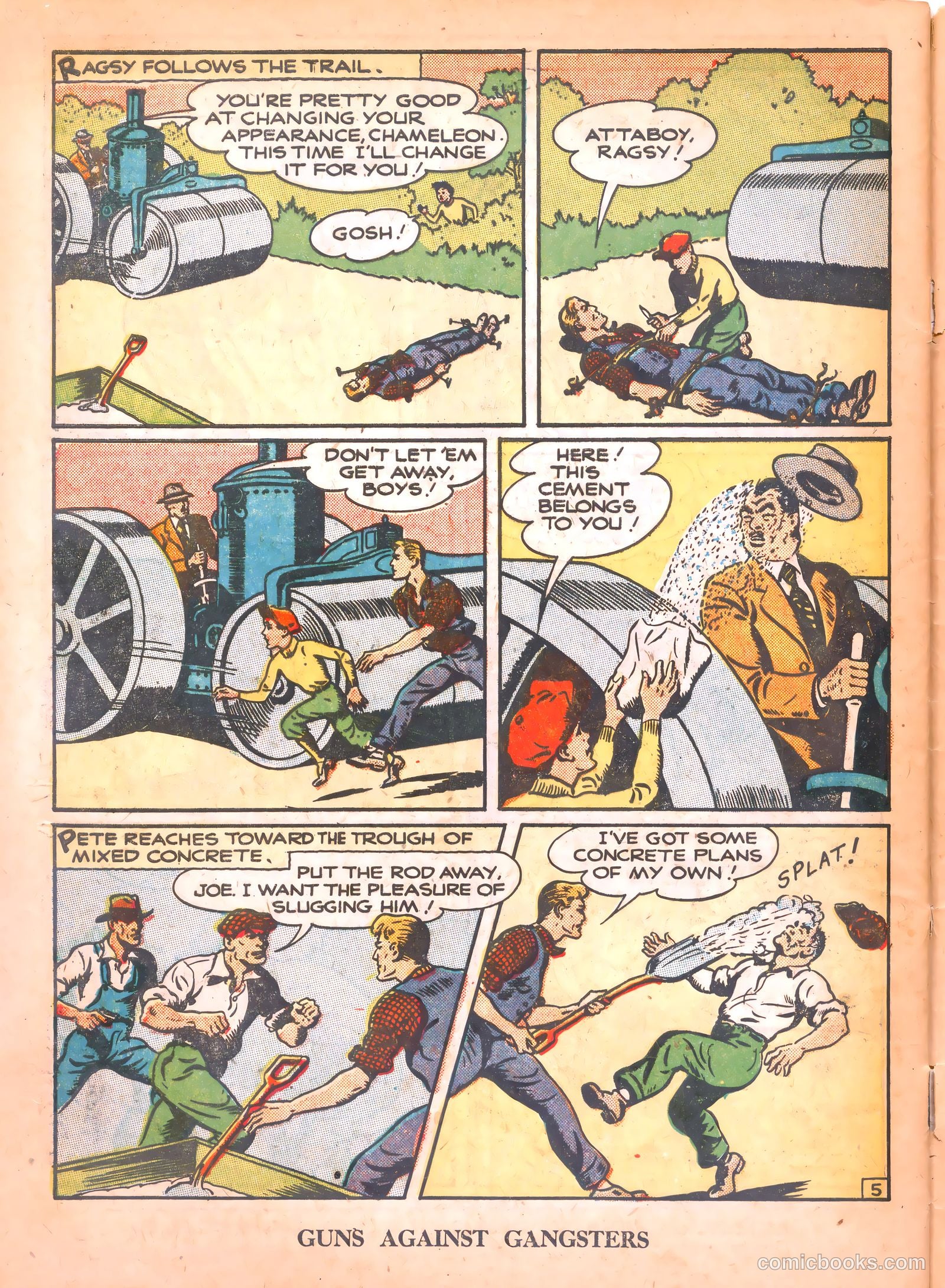Guns Against Gangsters #6 (1948) — page 32 of 36
