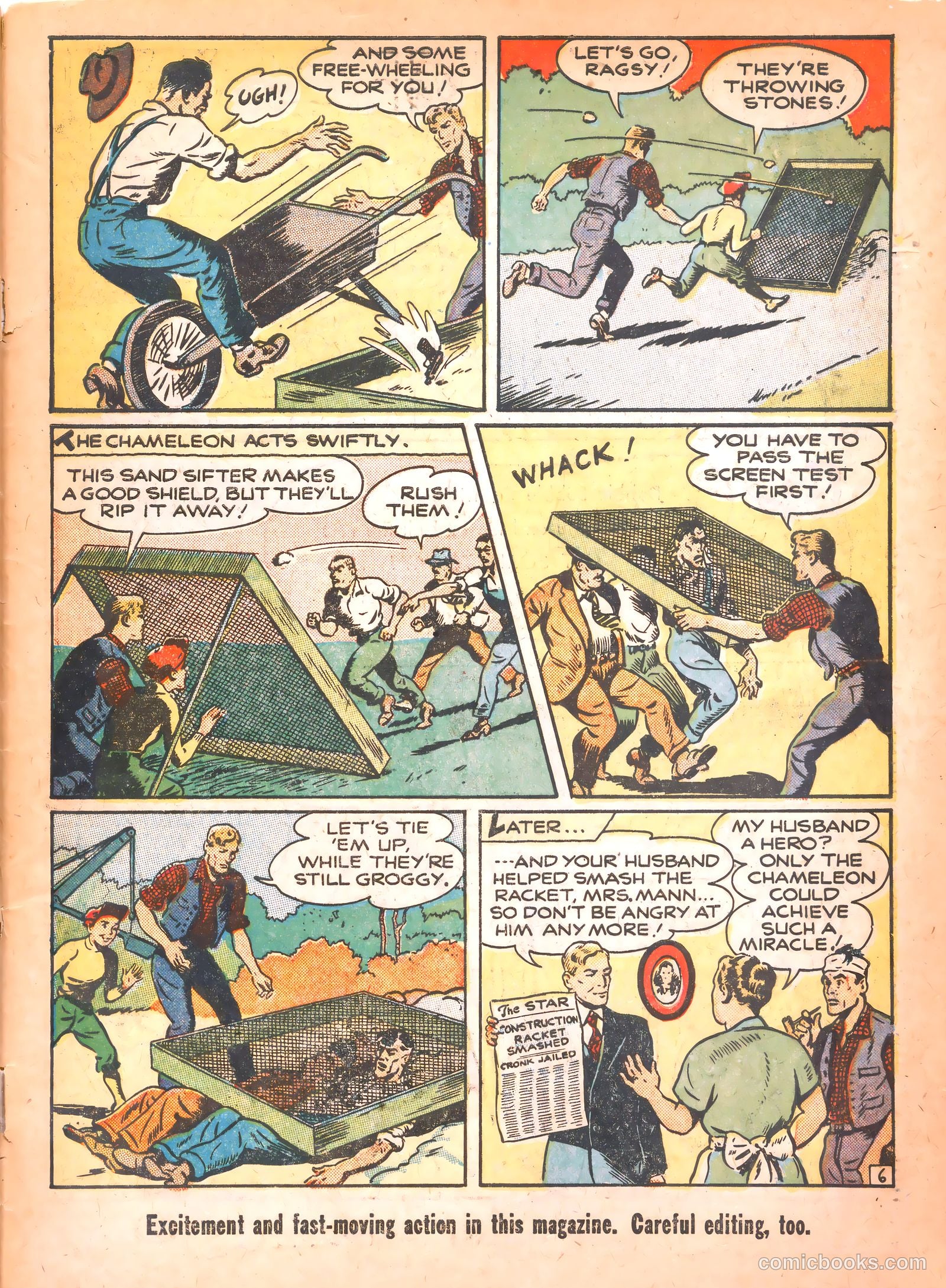 Guns Against Gangsters #6 (1948) — page 33 of 36