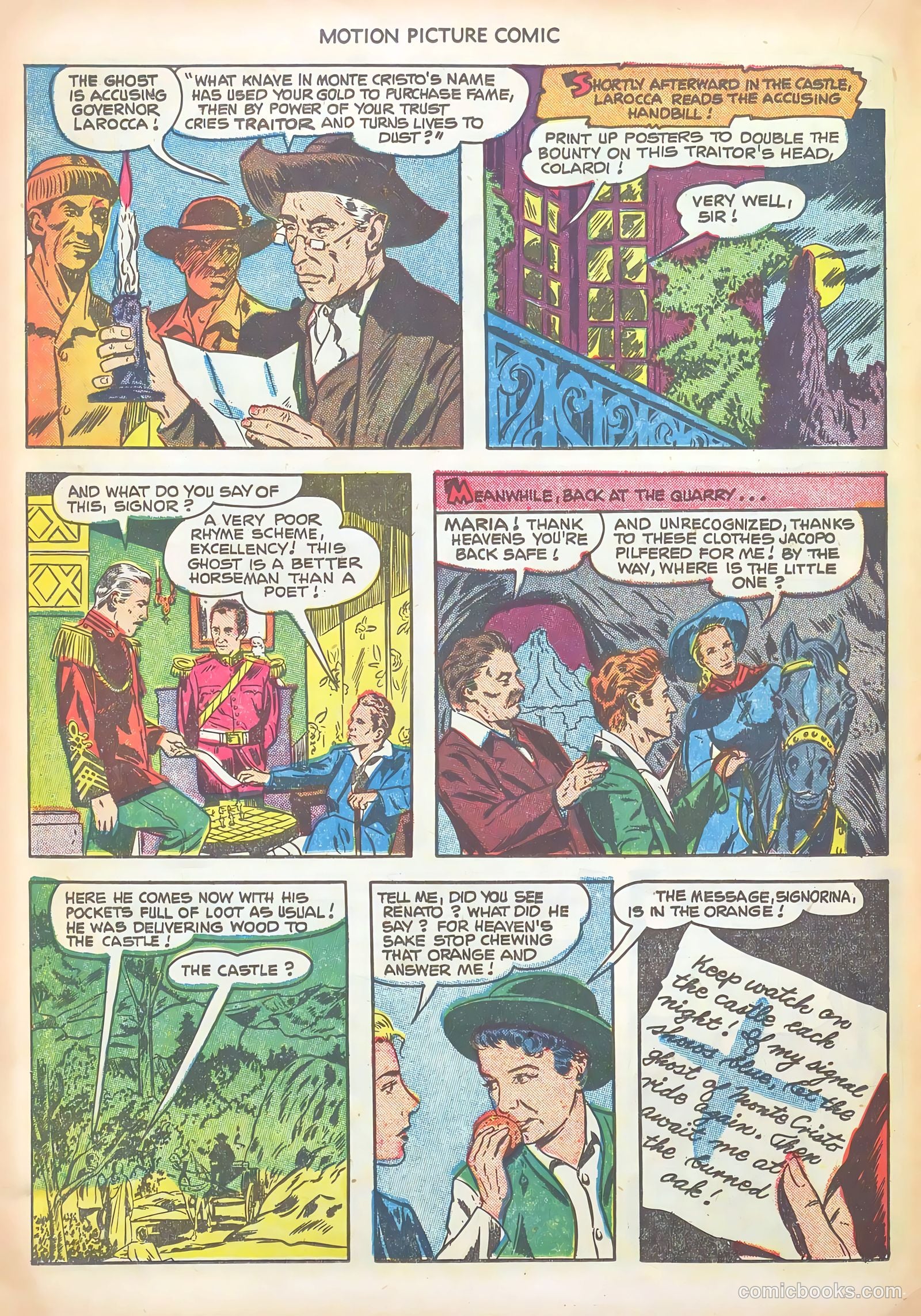 Motion Picture Comics 106 The Texas Rangers #1 — page 18 of 36