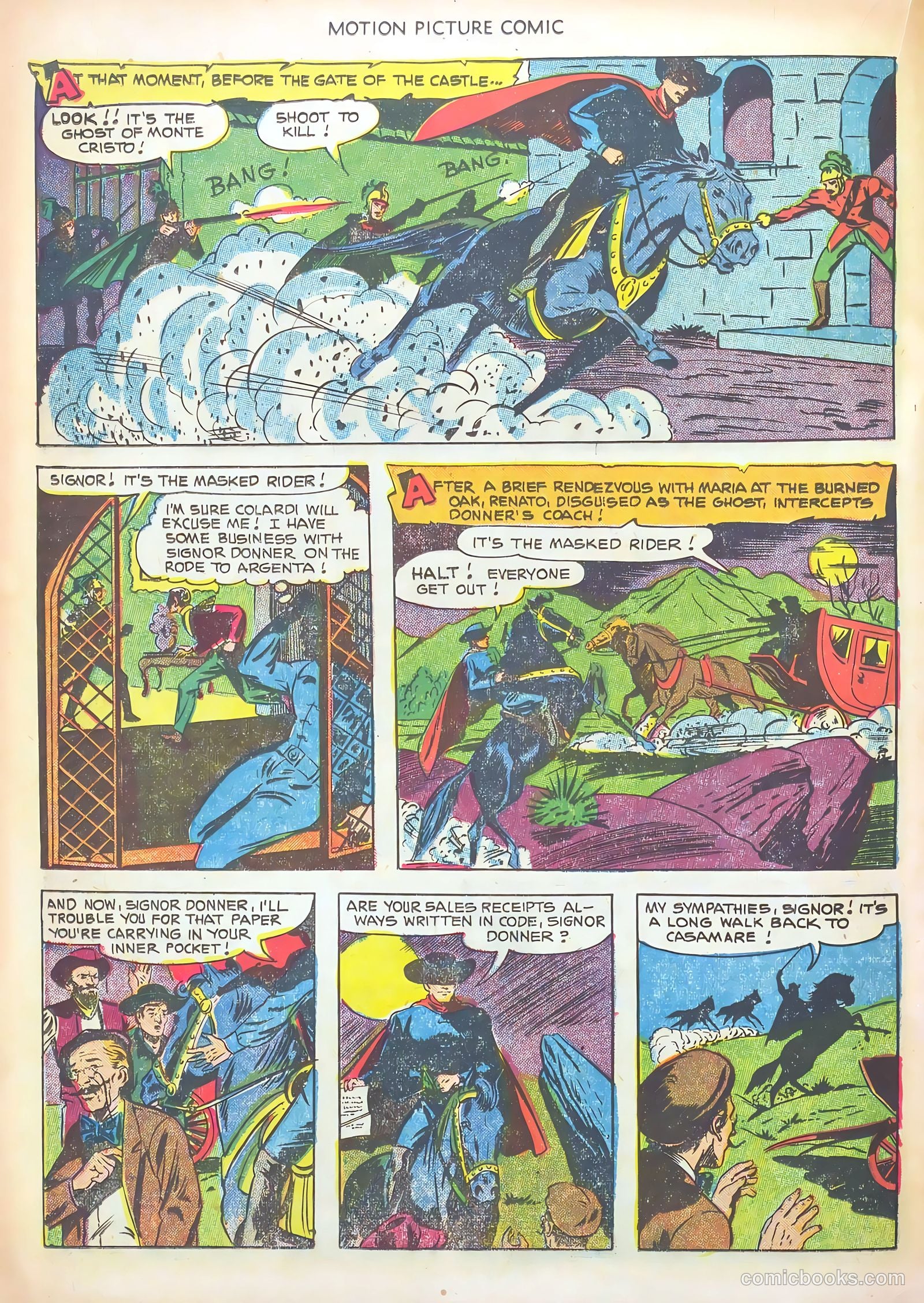 Motion Picture Comics 106 The Texas Rangers #1 — page 20 of 36