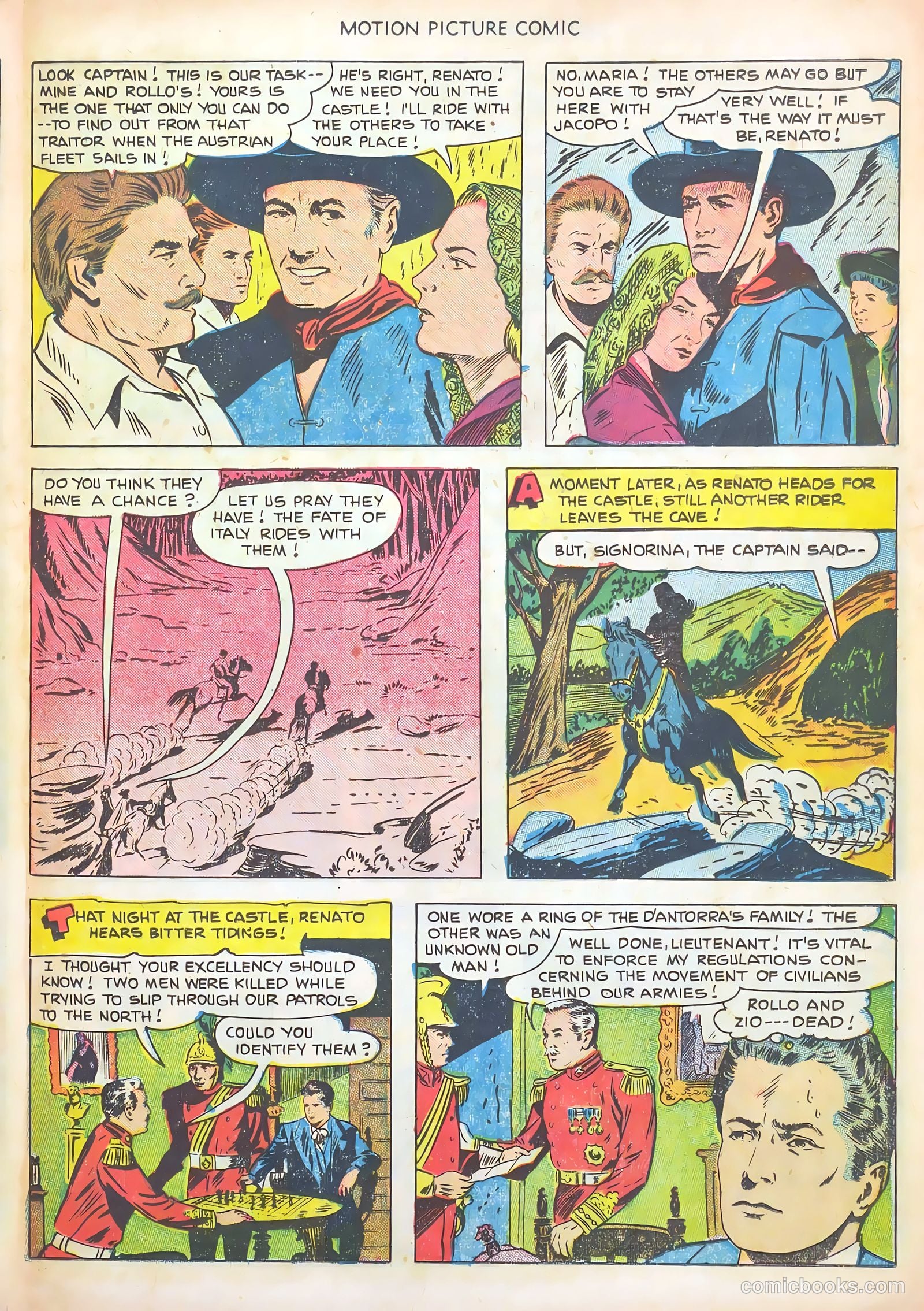 Motion Picture Comics 106 The Texas Rangers #1 — page 25 of 36