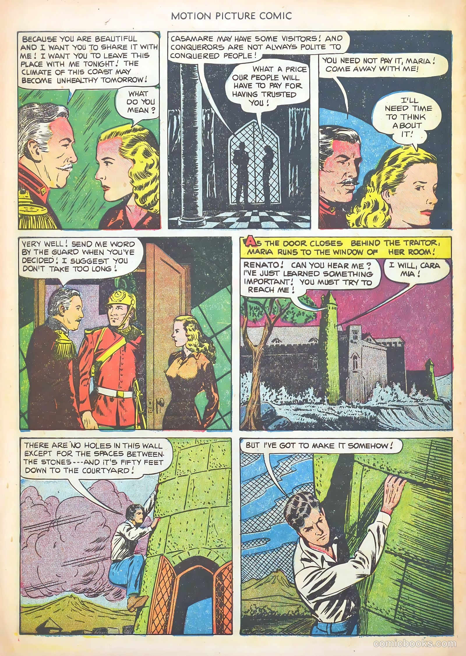 Motion Picture Comics 106 The Texas Rangers #1 — page 28 of 36