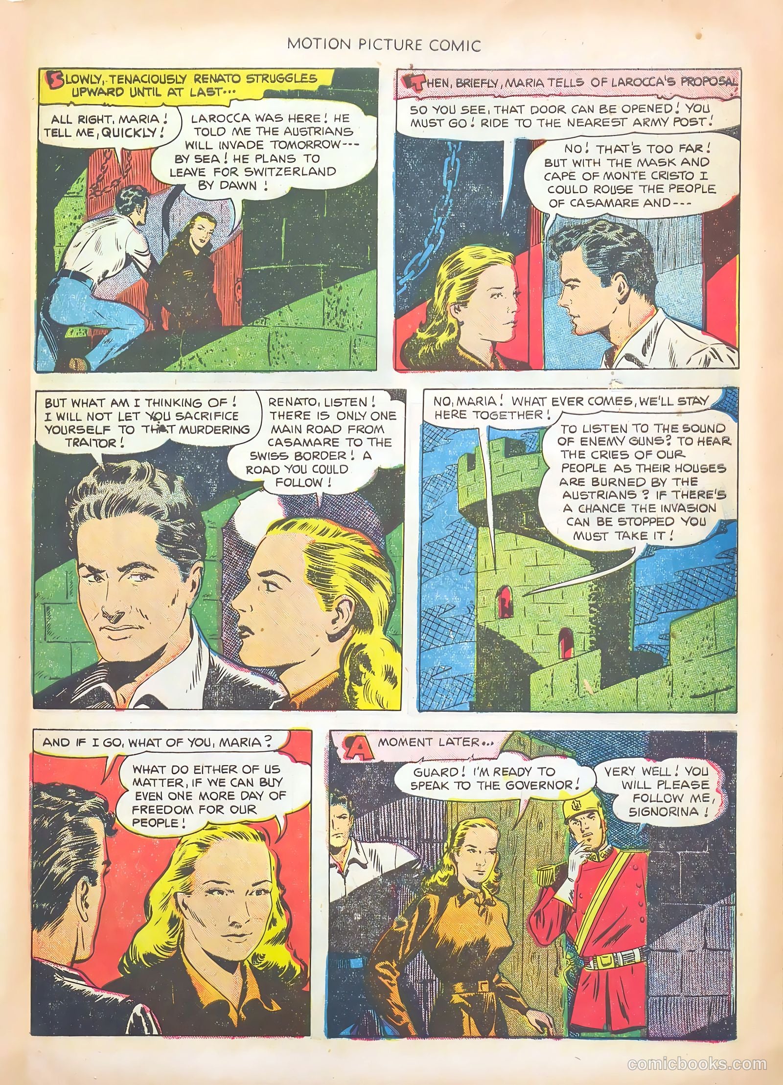 Motion Picture Comics 106 The Texas Rangers #1 — page 29 of 36