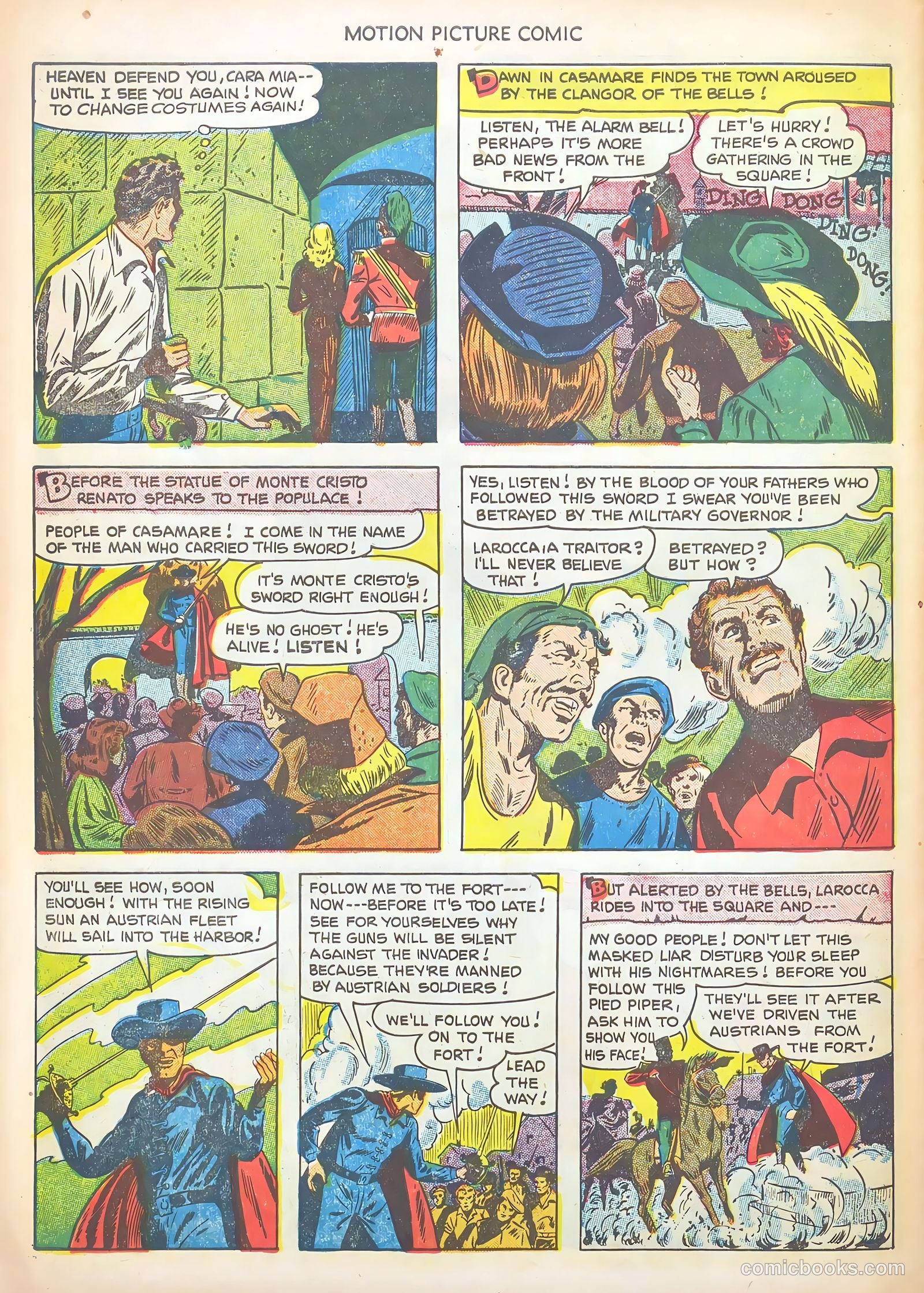 Motion Picture Comics 106 The Texas Rangers #1 — page 30 of 36
