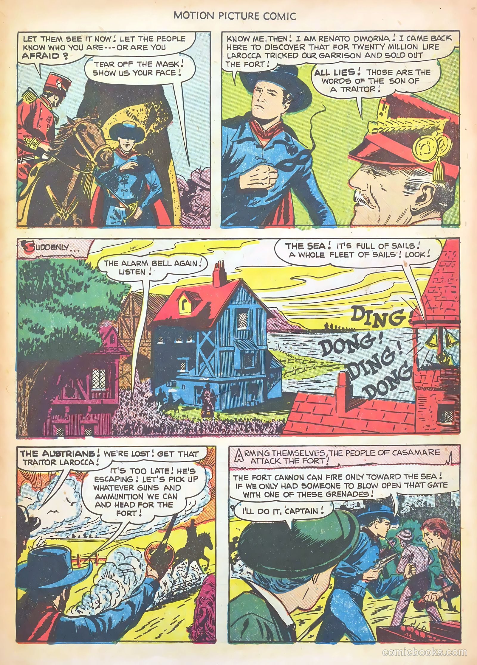 Motion Picture Comics 106 The Texas Rangers #1 — page 31 of 36
