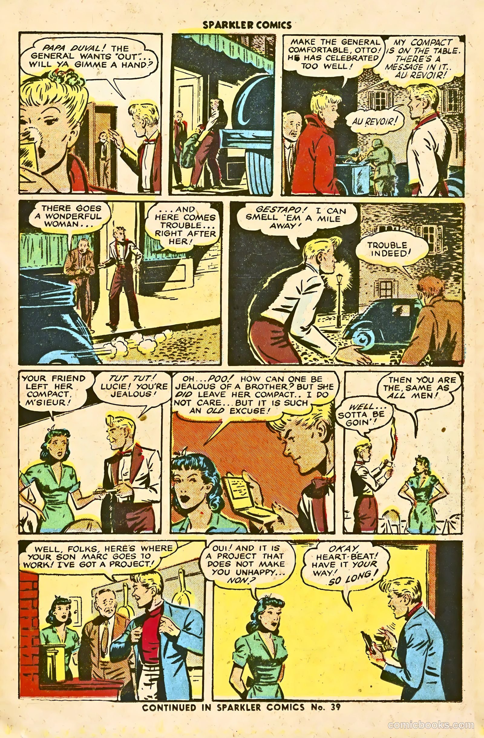 Sparkler Comics #38 (1948) — page 14 of 41