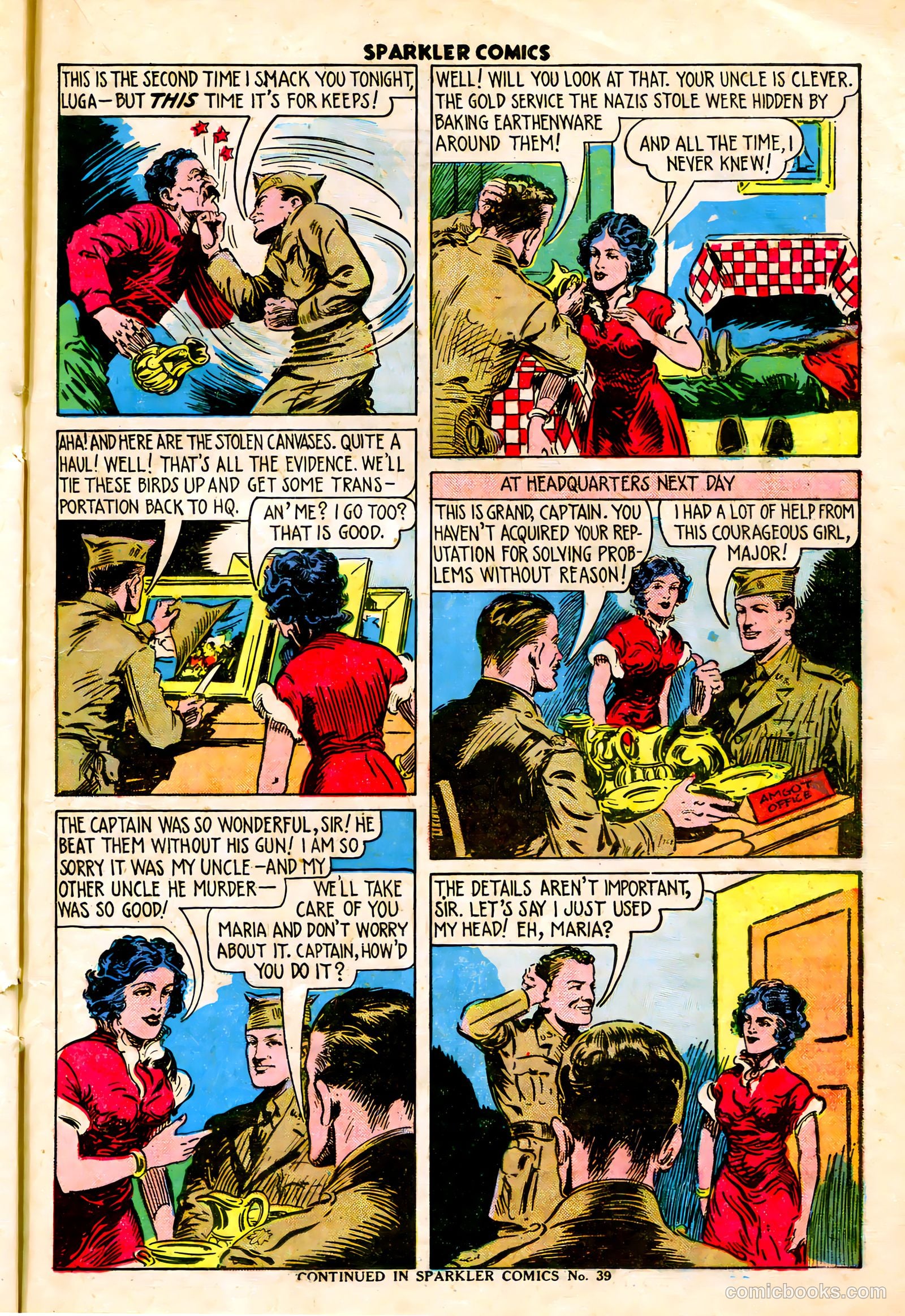 Sparkler Comics #38 (1948) — page 22 of 41