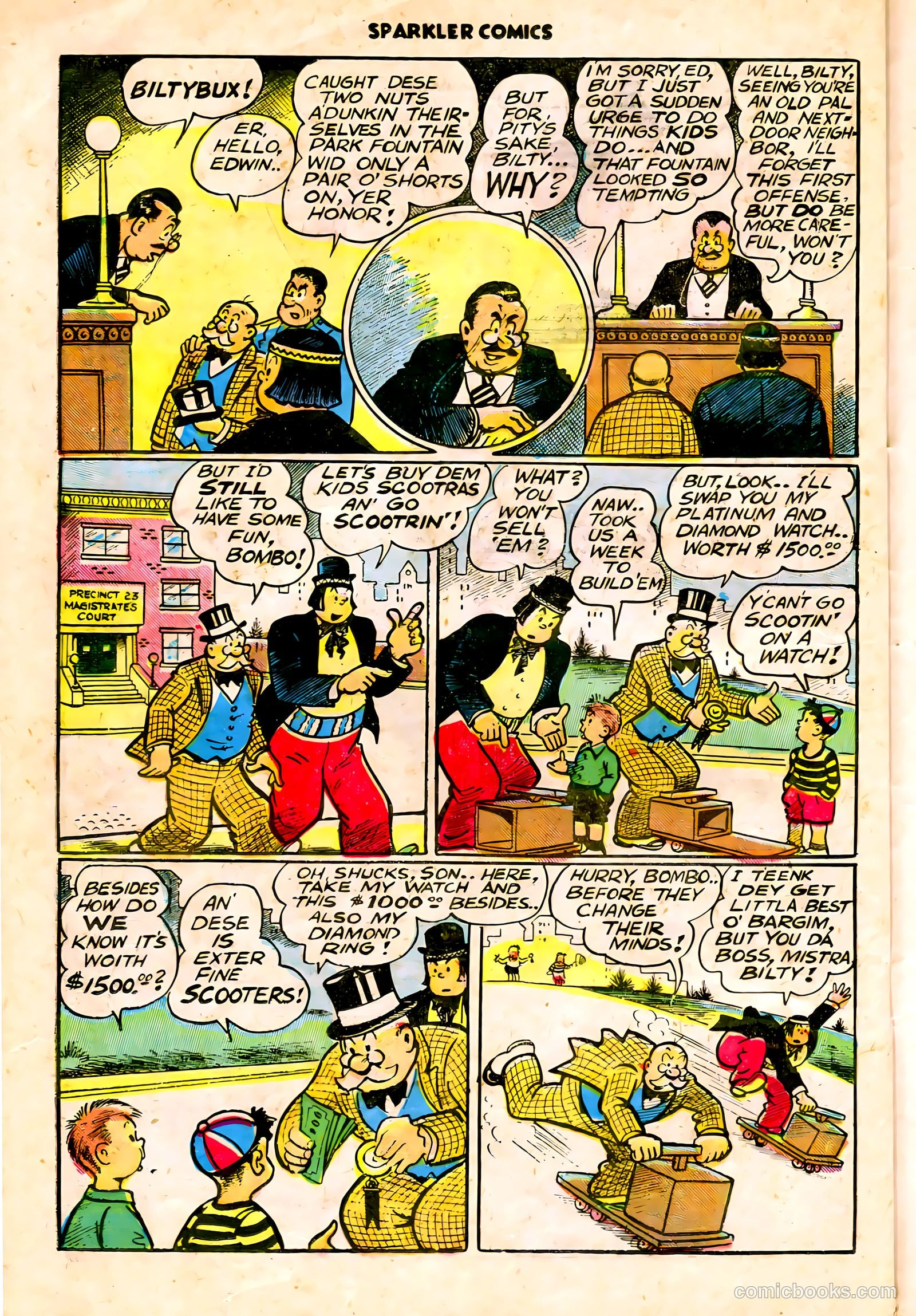 Sparkler Comics #38 (1948) — page 25 of 41
