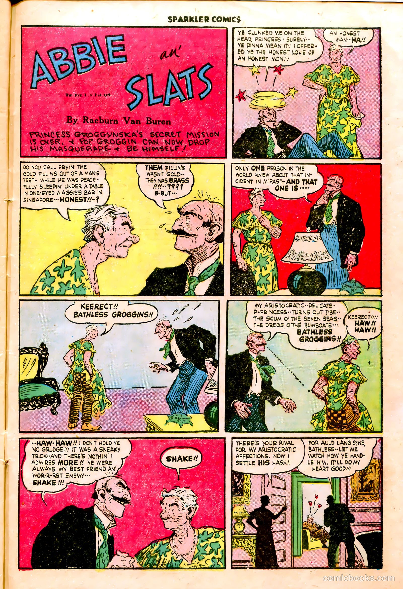 Sparkler Comics #38 (1948) — page 34 of 41