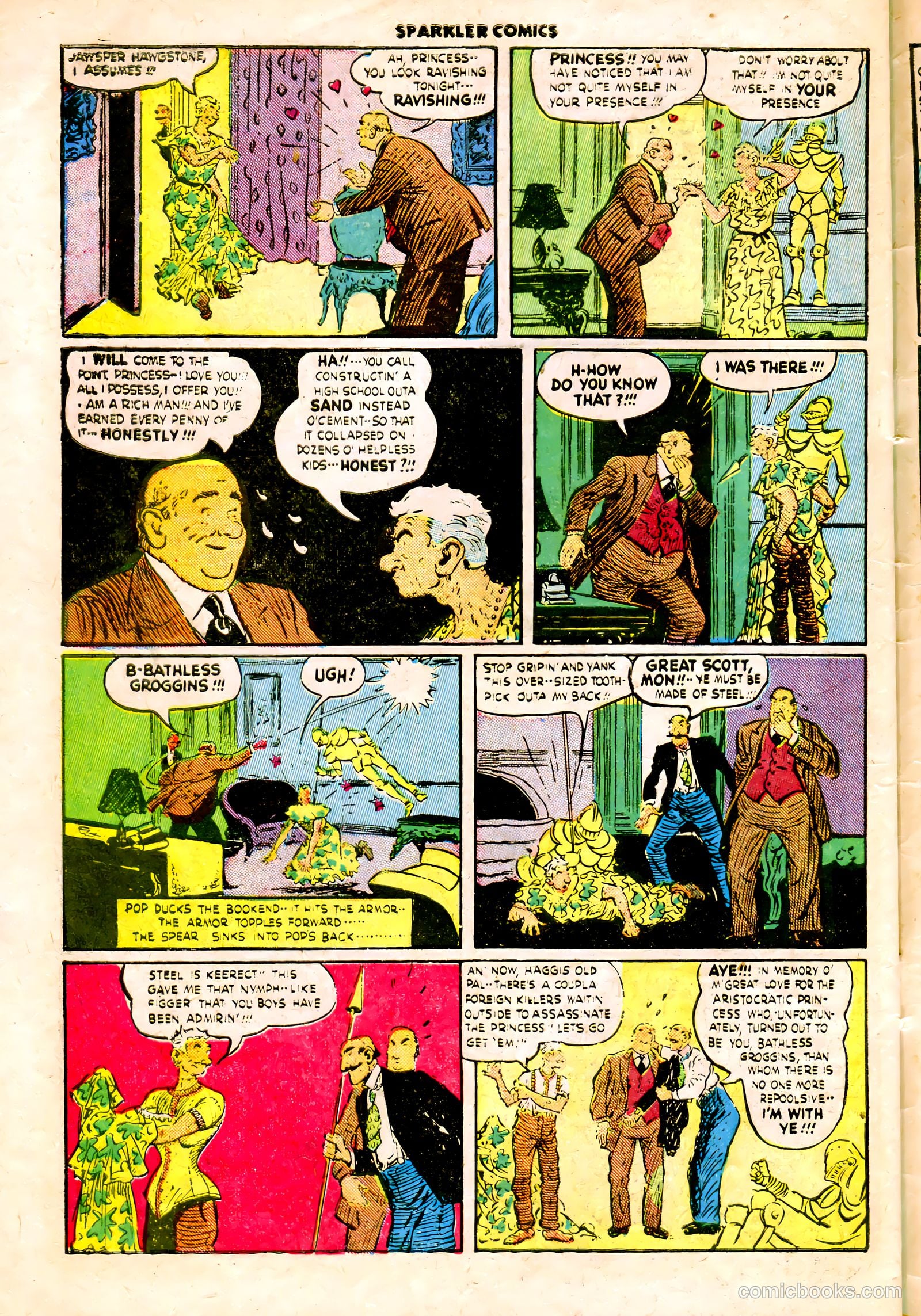 Sparkler Comics #38 (1948) — page 35 of 41