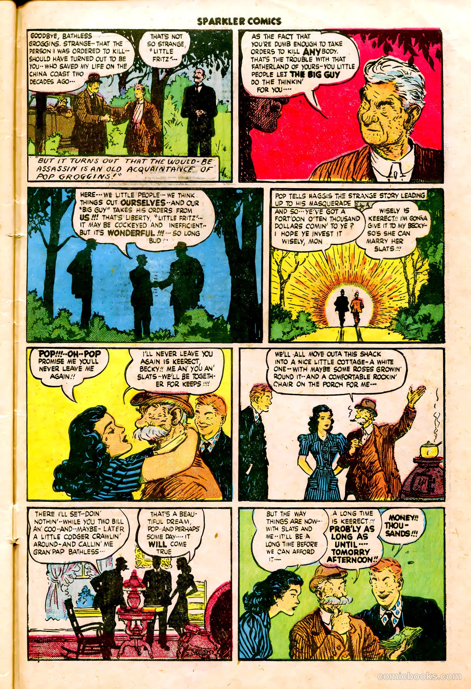 Sparkler Comics #38 (1948) — page 36 of 41
