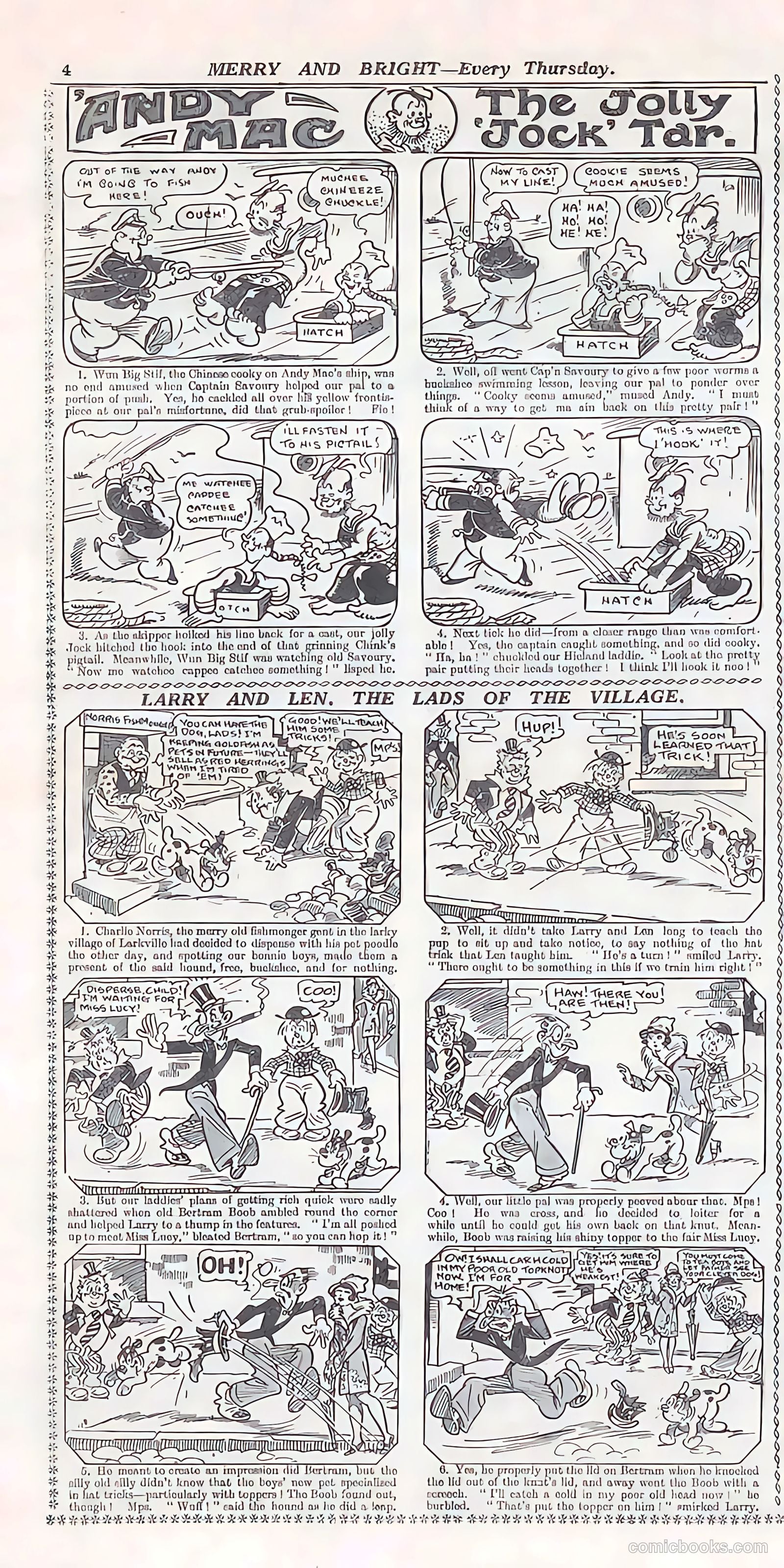 Merry and Bright #605 (1910) — page 2 of 5