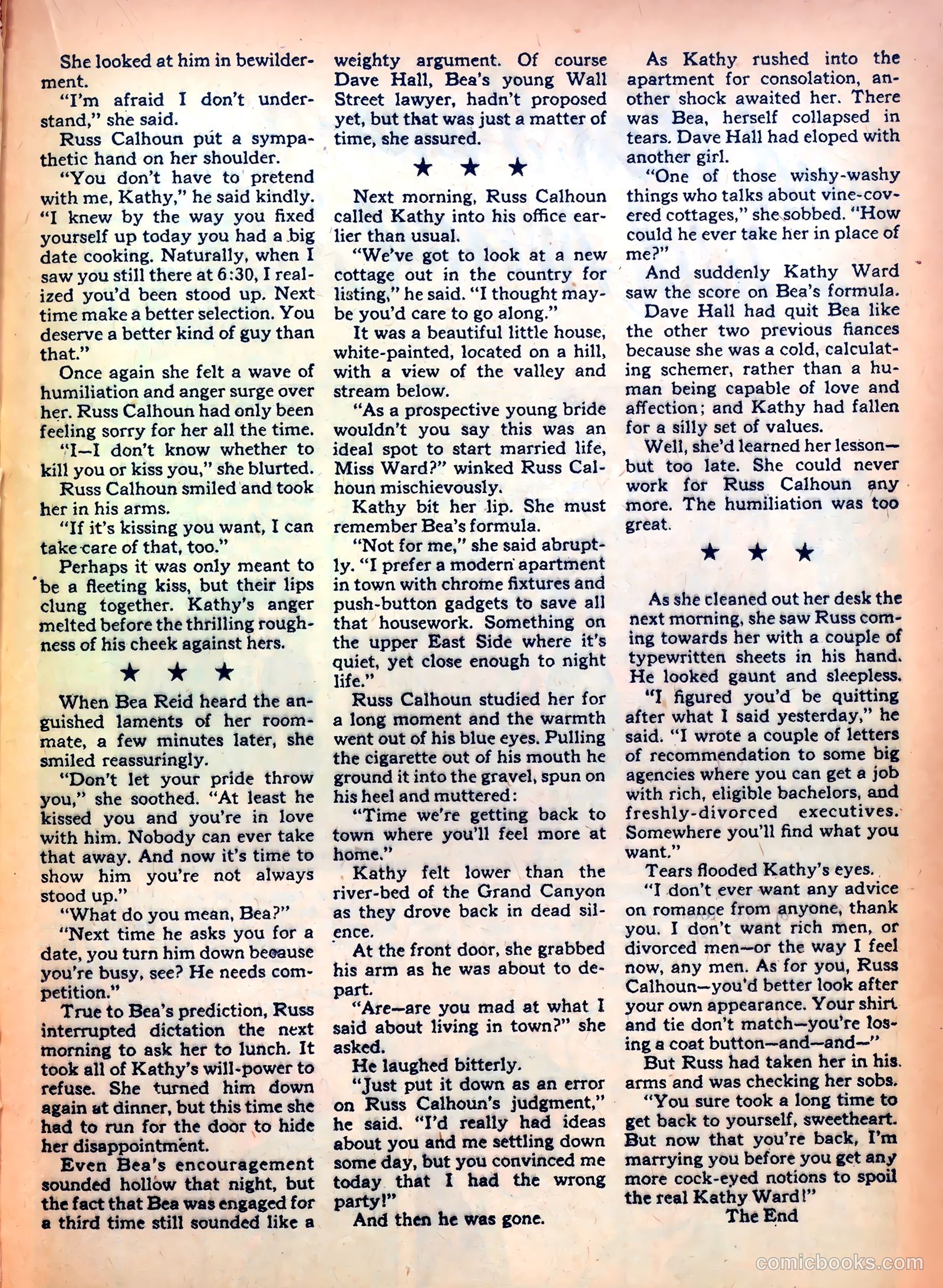 Romantic Confessions v1 #9 — page 31 of 52