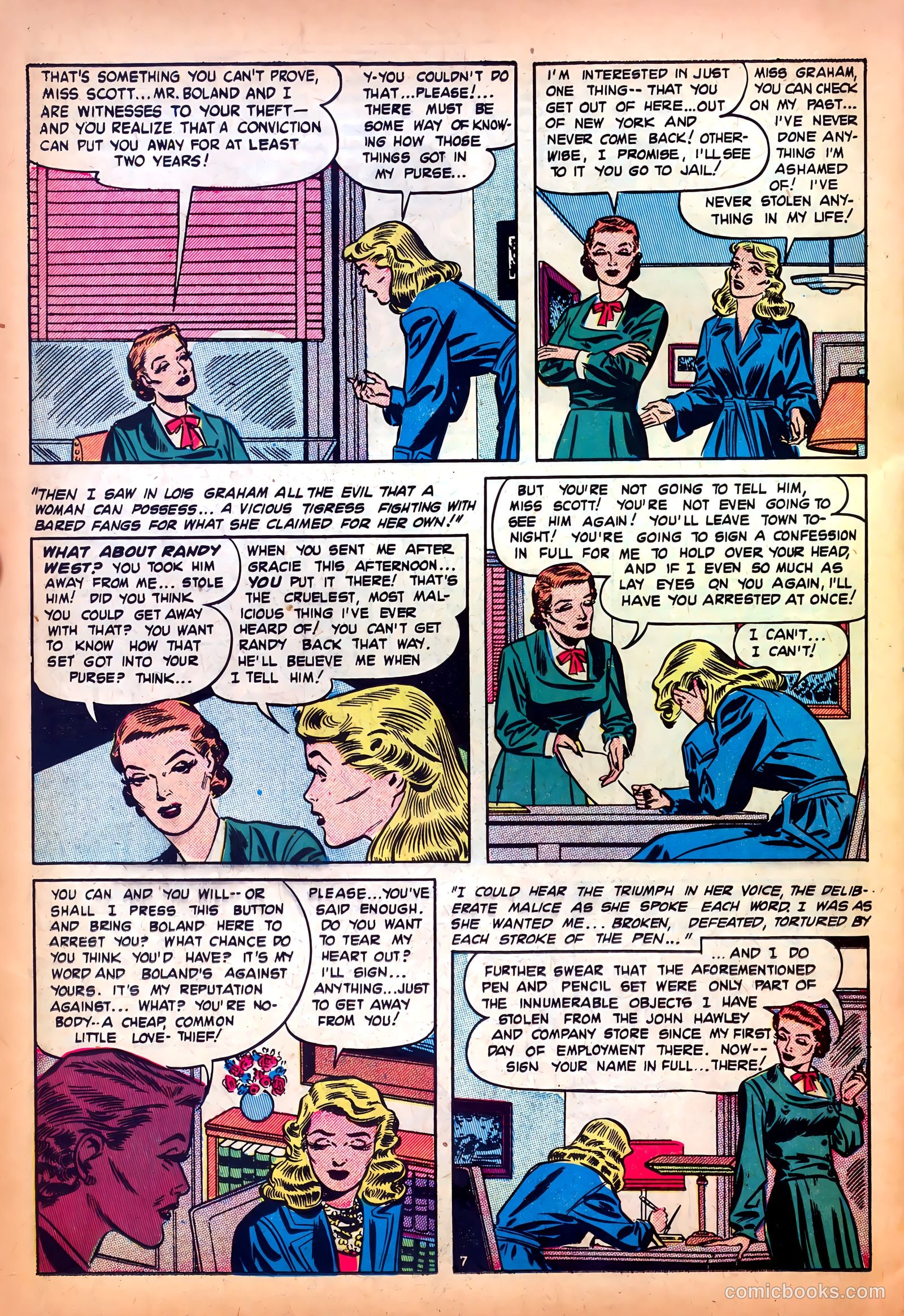 Romantic Confessions v1 #9 — page 38 of 52
