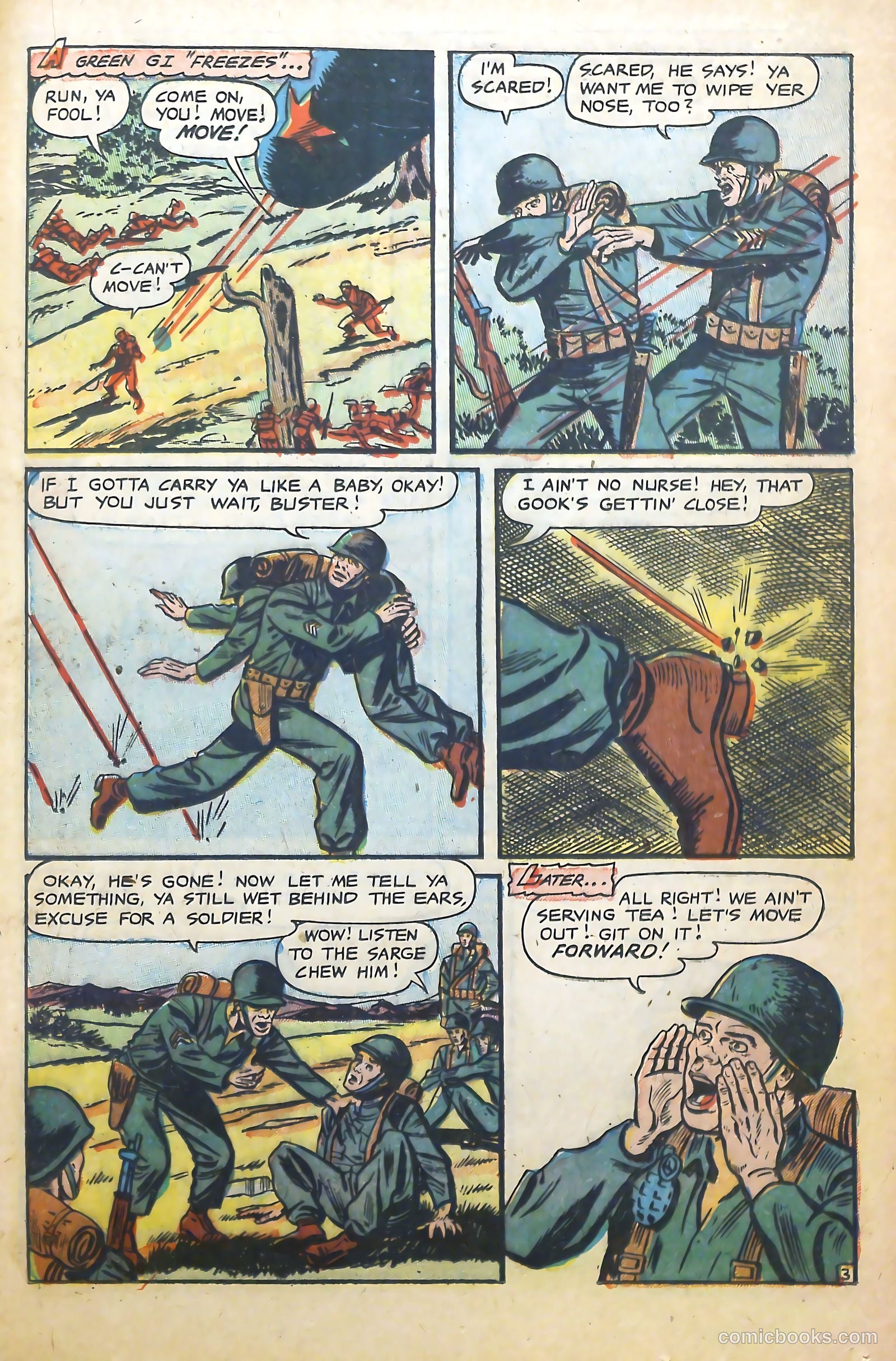 G. I. in Battle #4 (1957) — page 21 of 36
