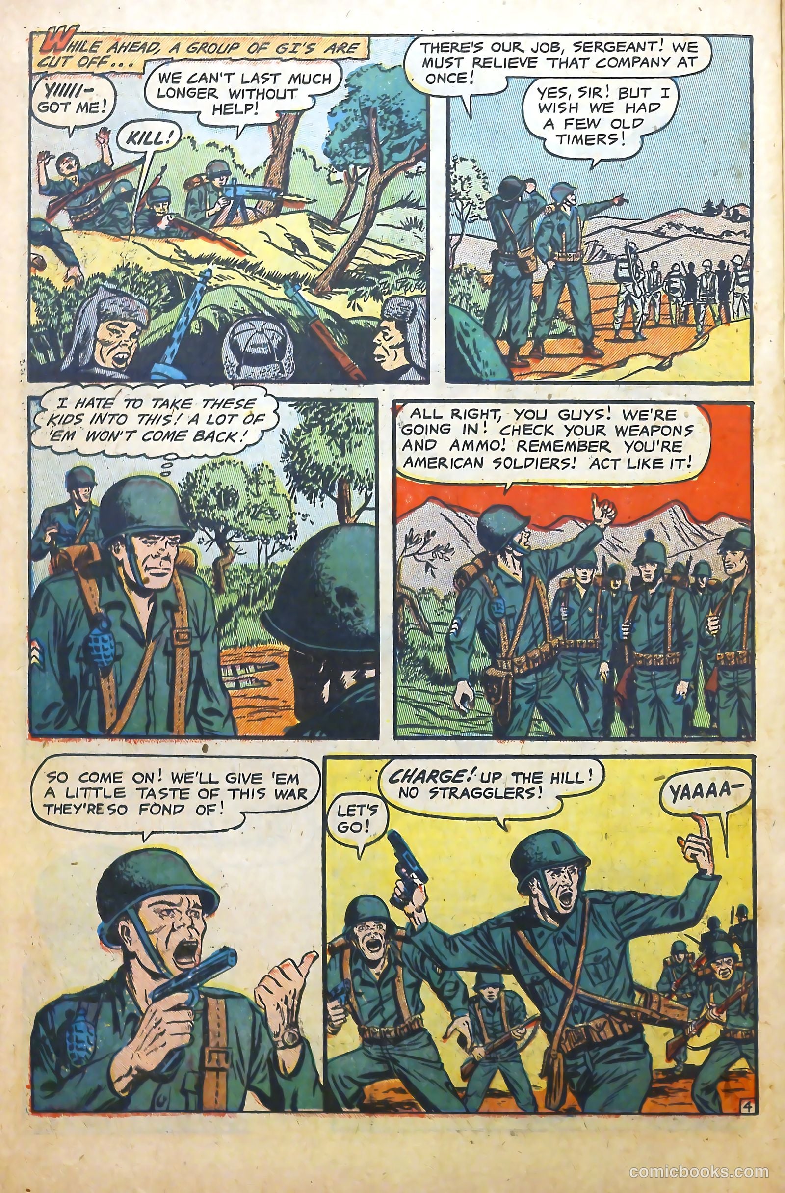 G. I. in Battle #4 (1957) — page 22 of 36