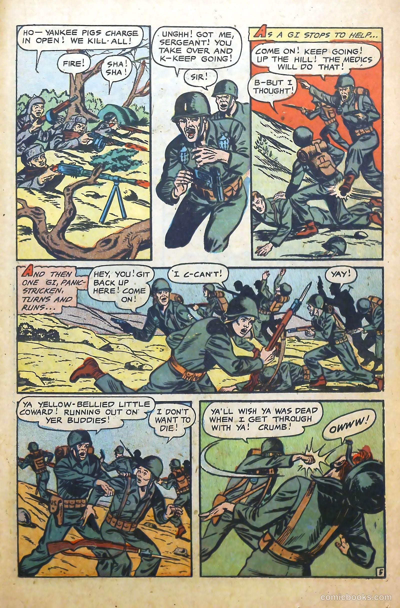G. I. in Battle #4 (1957) — page 23 of 36