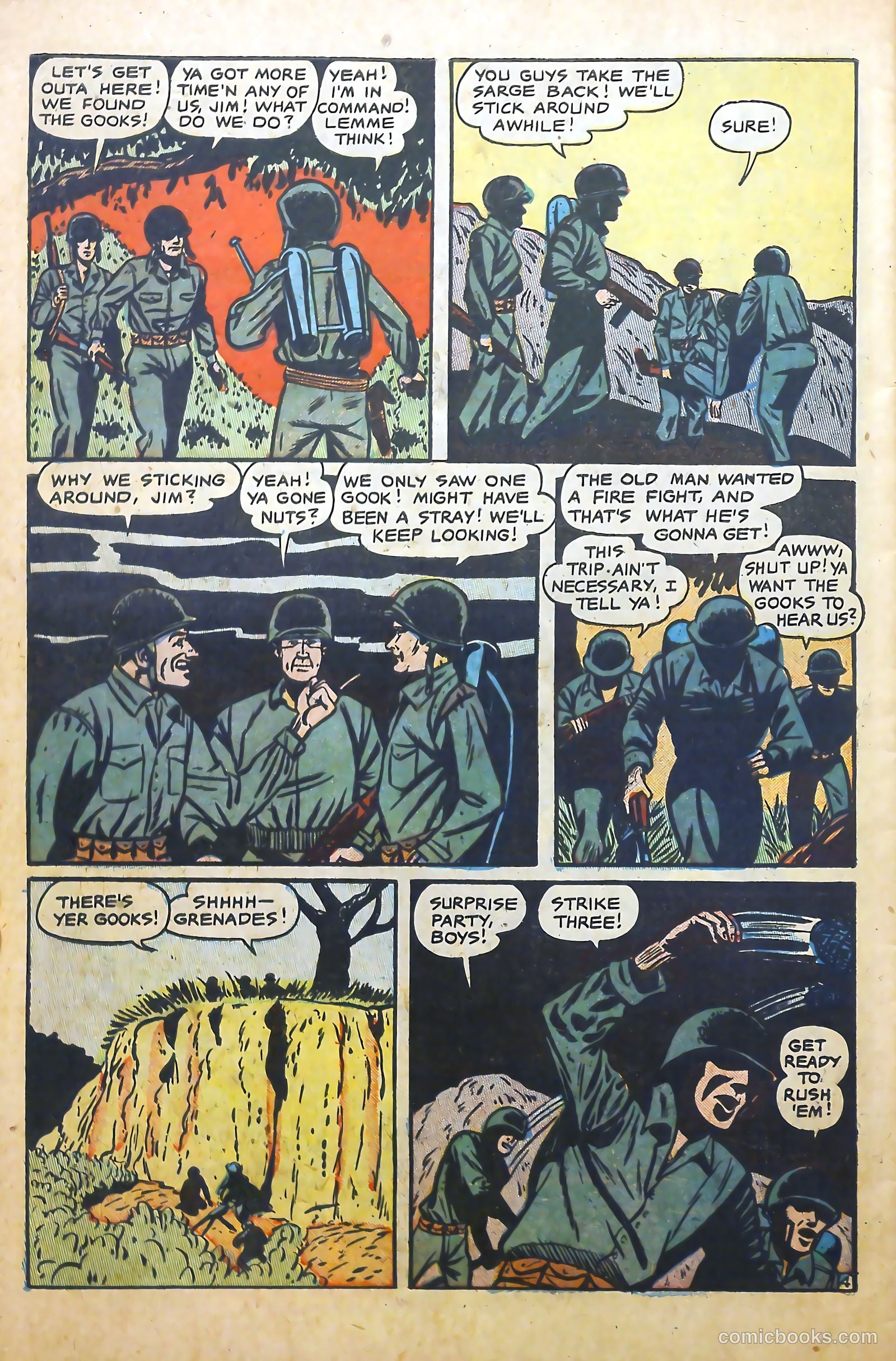 G. I. in Battle #4 (1957) — page 30 of 36