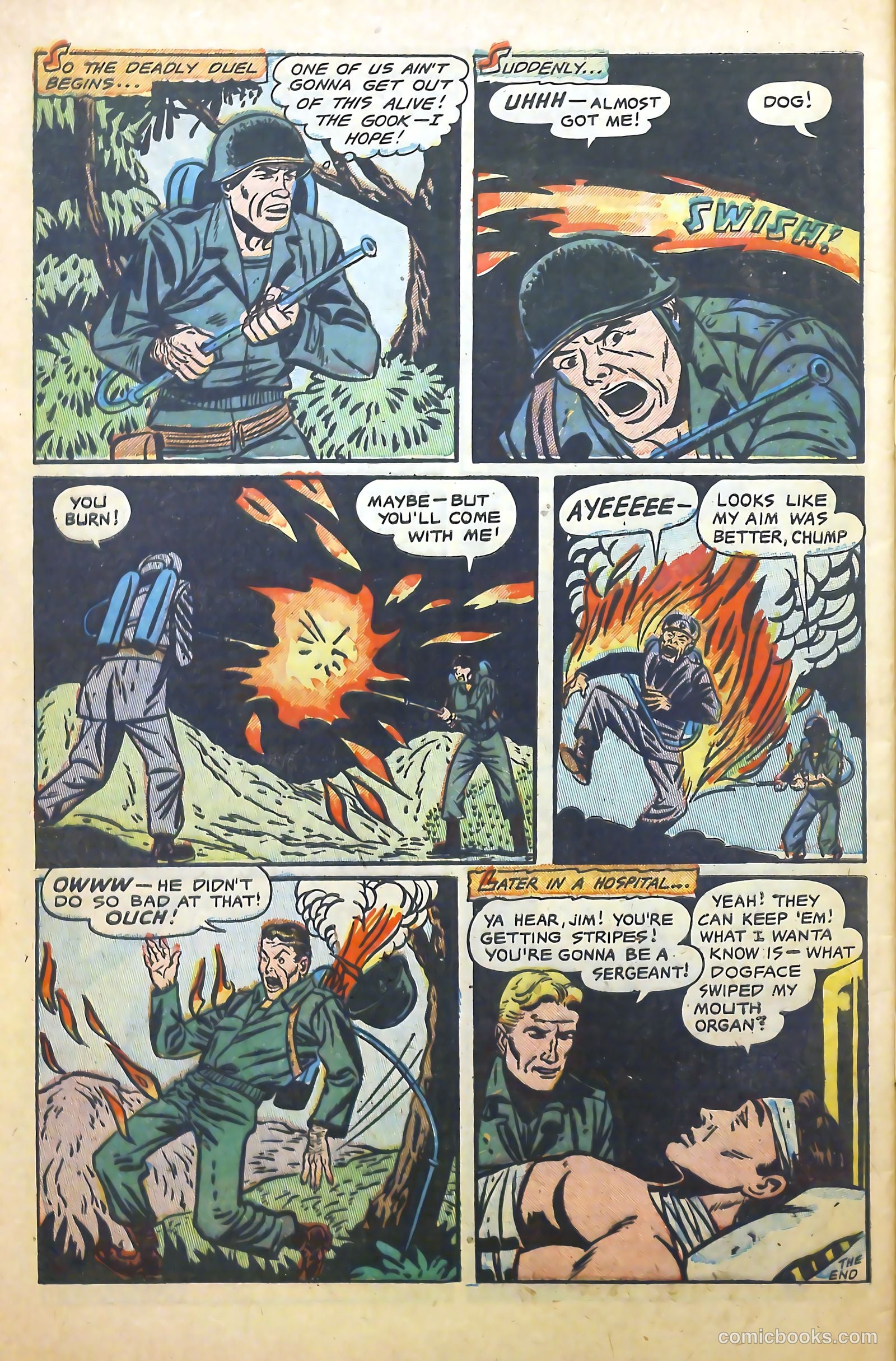 G. I. in Battle #4 (1957) — page 32 of 36