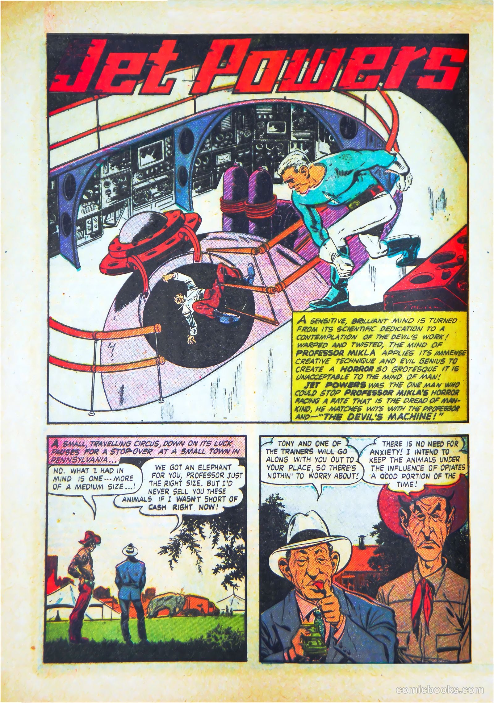 A-1 Comics 35 - Jet Powers #1 — page 12 of 36
